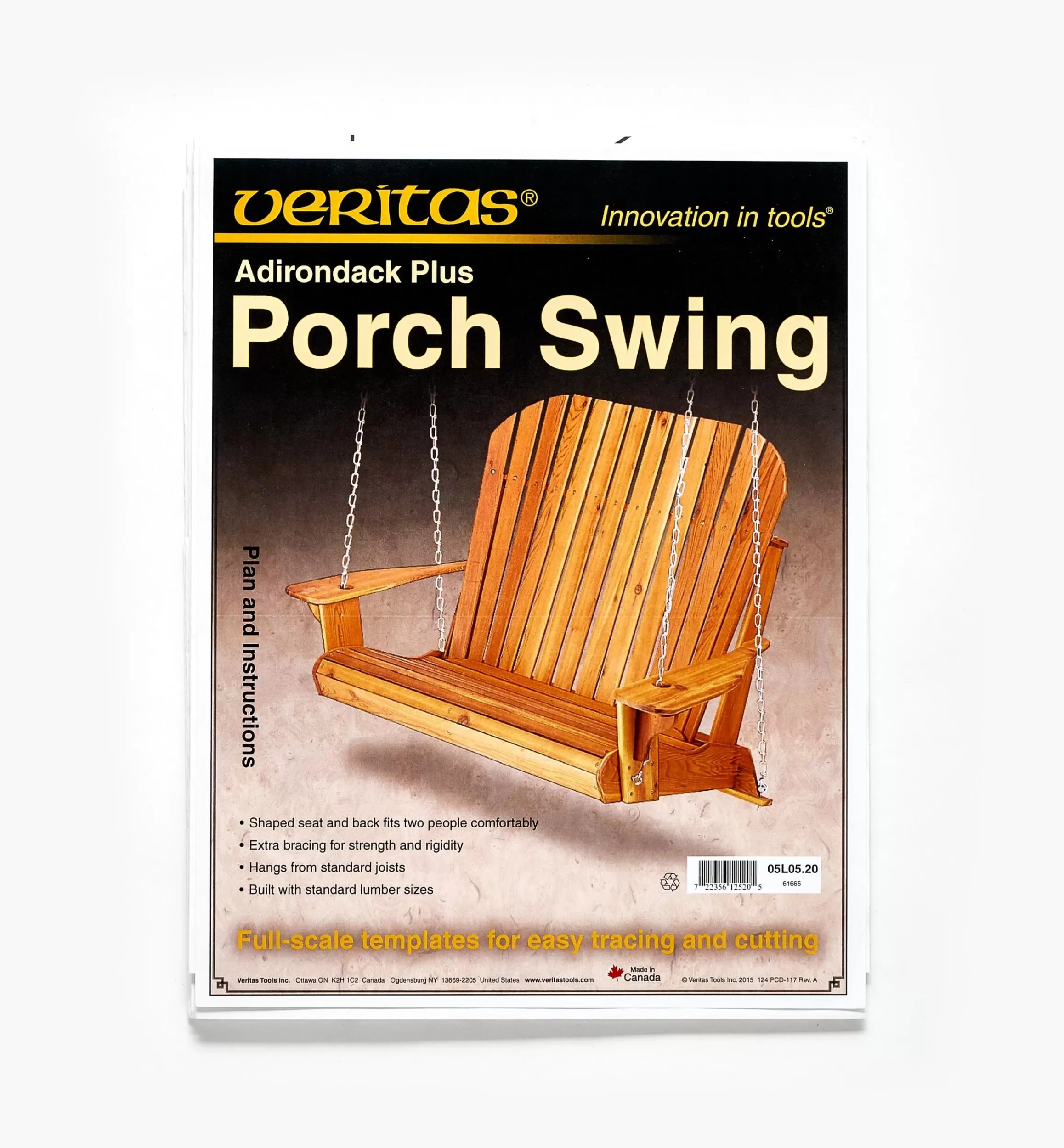 Lee Valley Adirondack Plus Porch Swing Plan