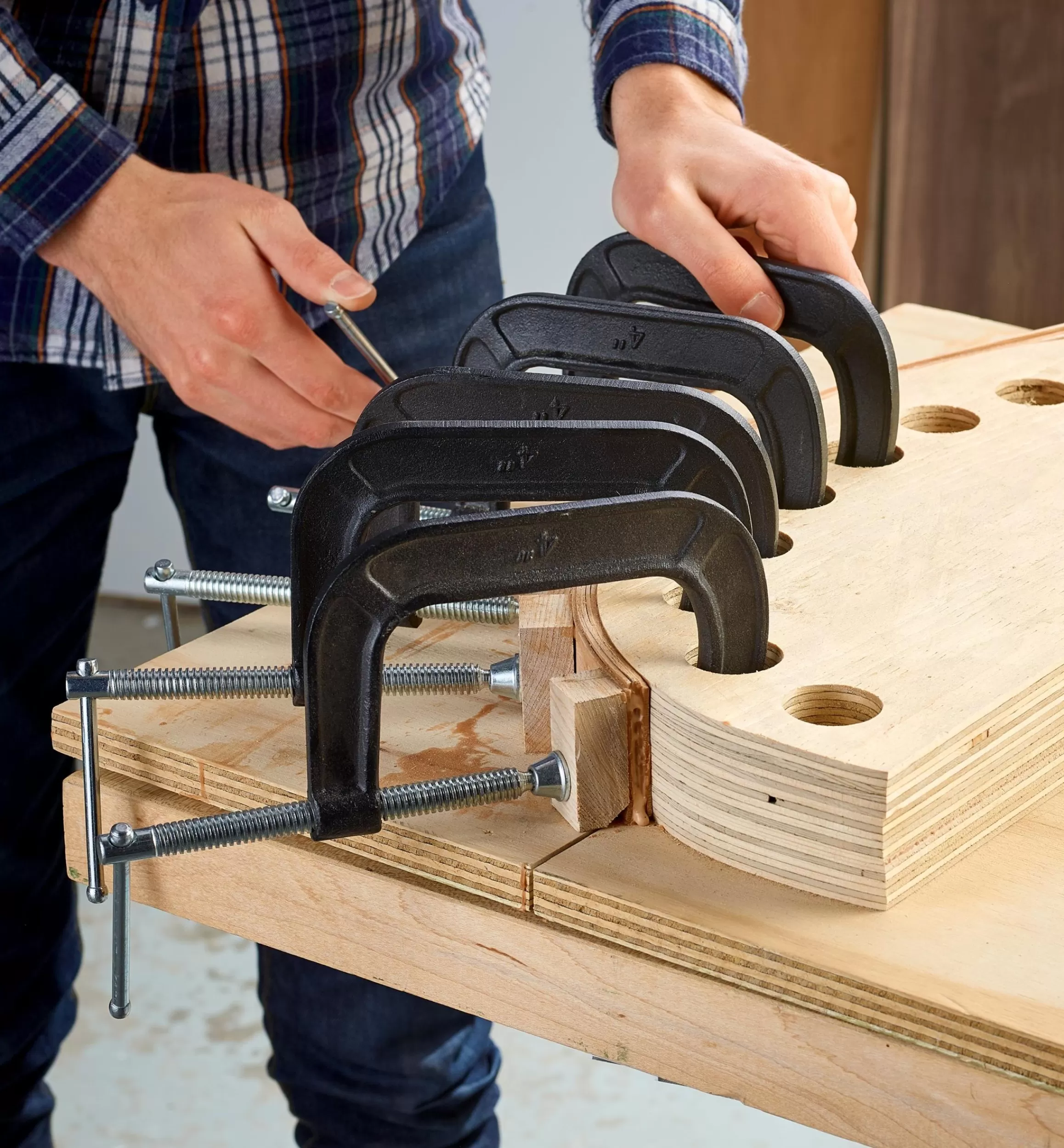 Lee Valley Bessey Heavy-Duty C-Clamps