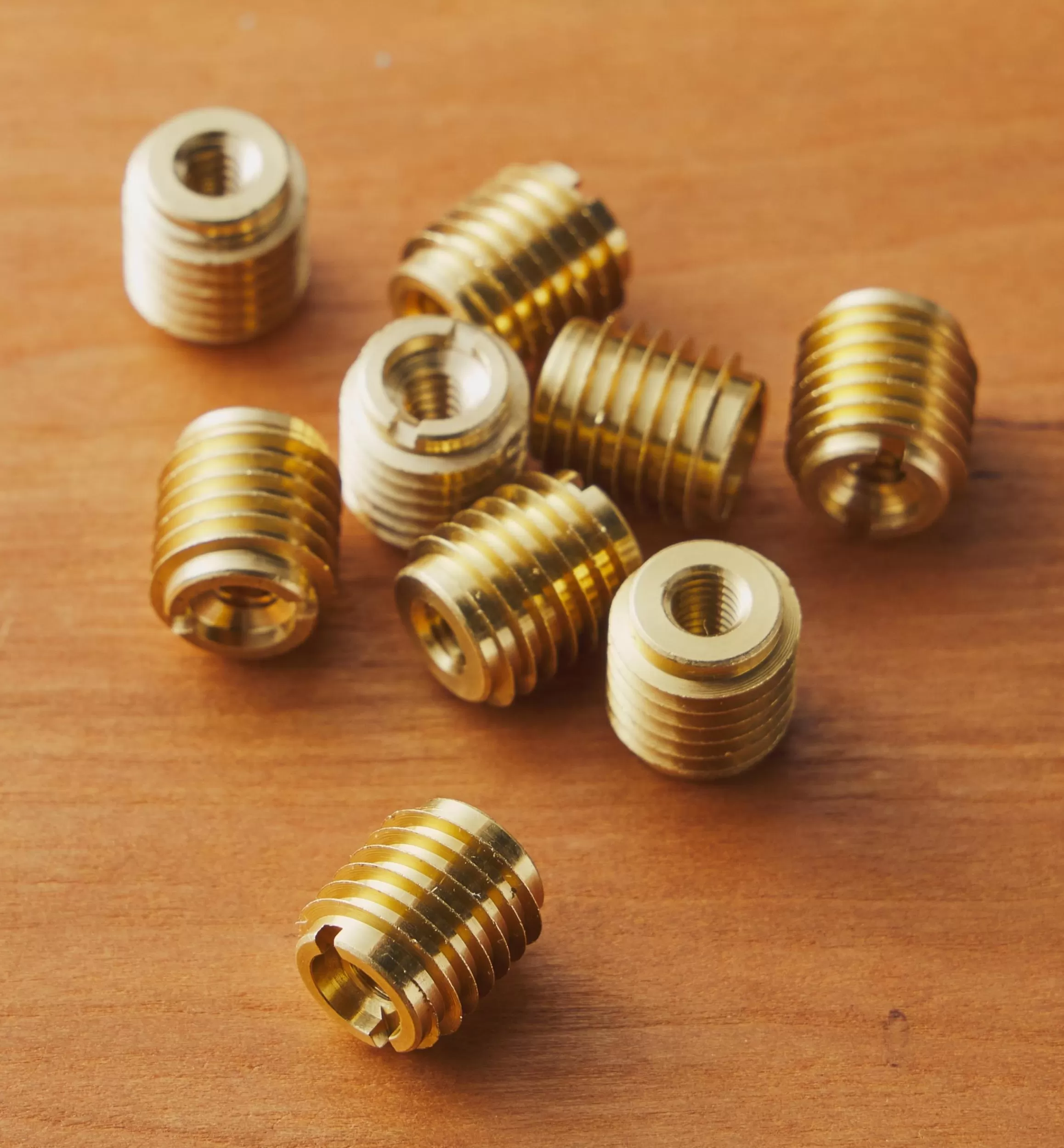 Lee Valley 10-24 Brass Knife-Edge Insert Nuts