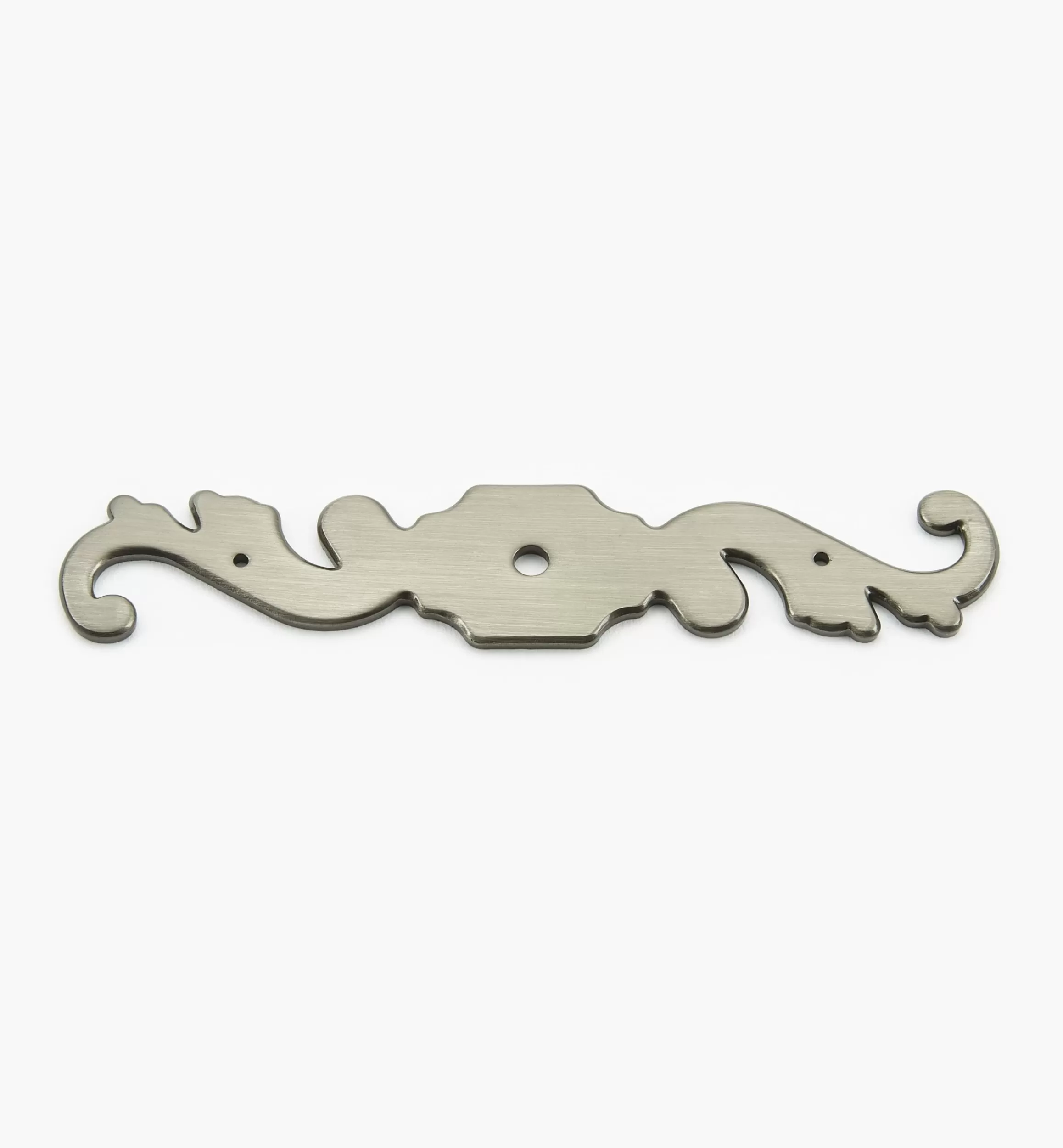 Lee Valley Brass Plate Scroll Escutcheon (#5)