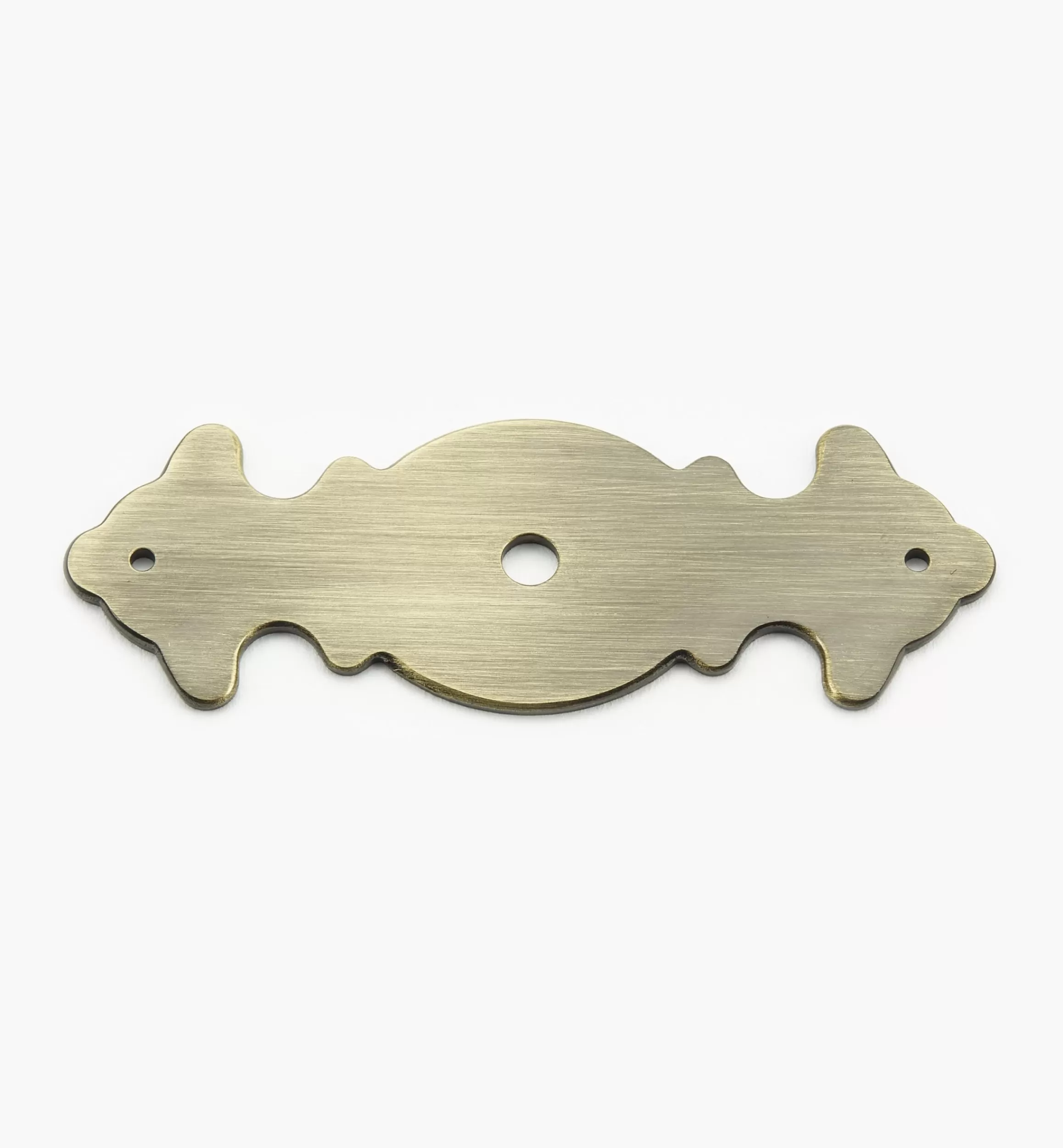 Lee Valley Brass Plate Spear-End Escutcheon (#4)