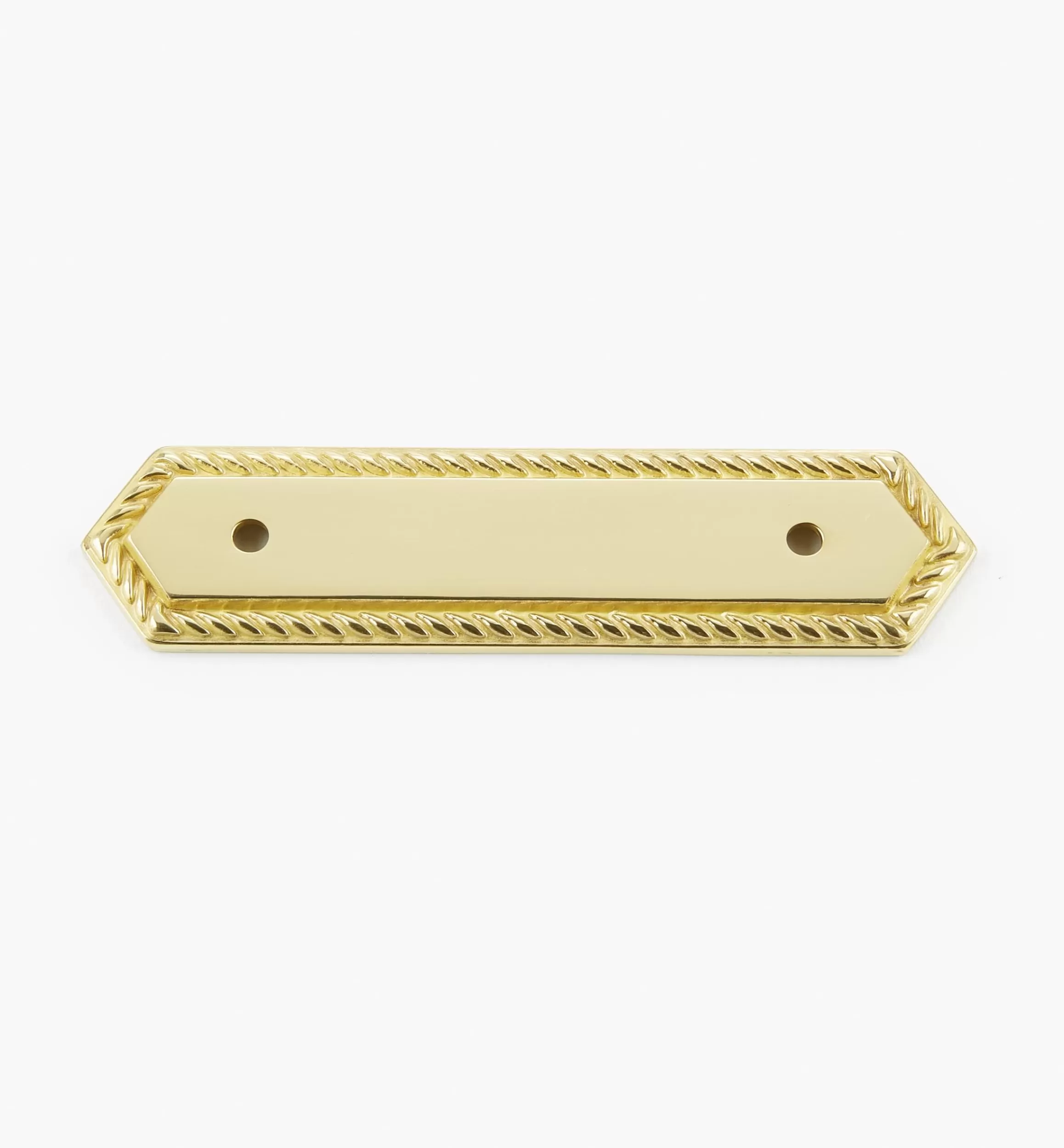 Lee Valley Brass Rope-Edge Handle Escutcheons