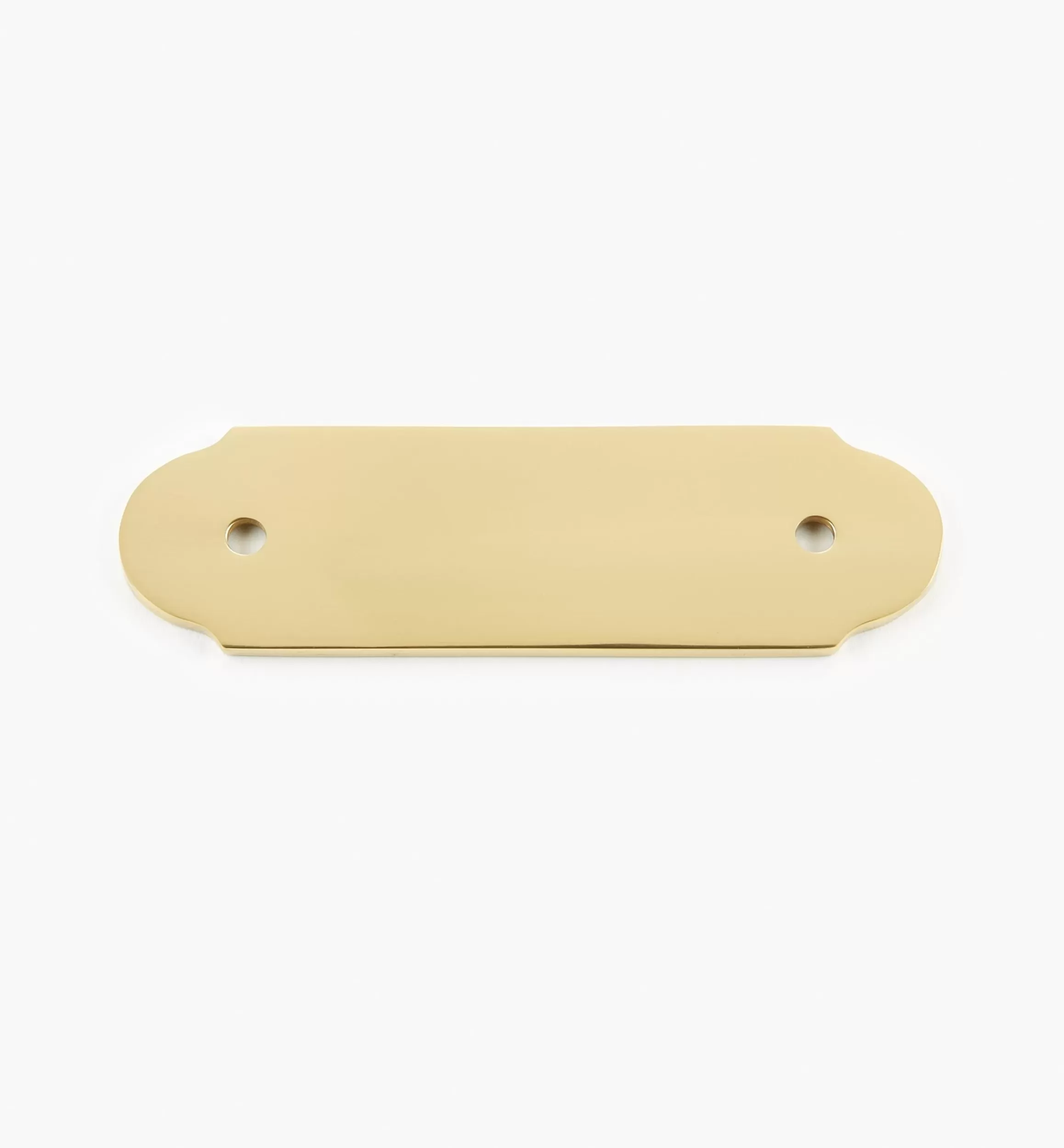 Lee Valley Brass Round-Edge Handle Escutcheon