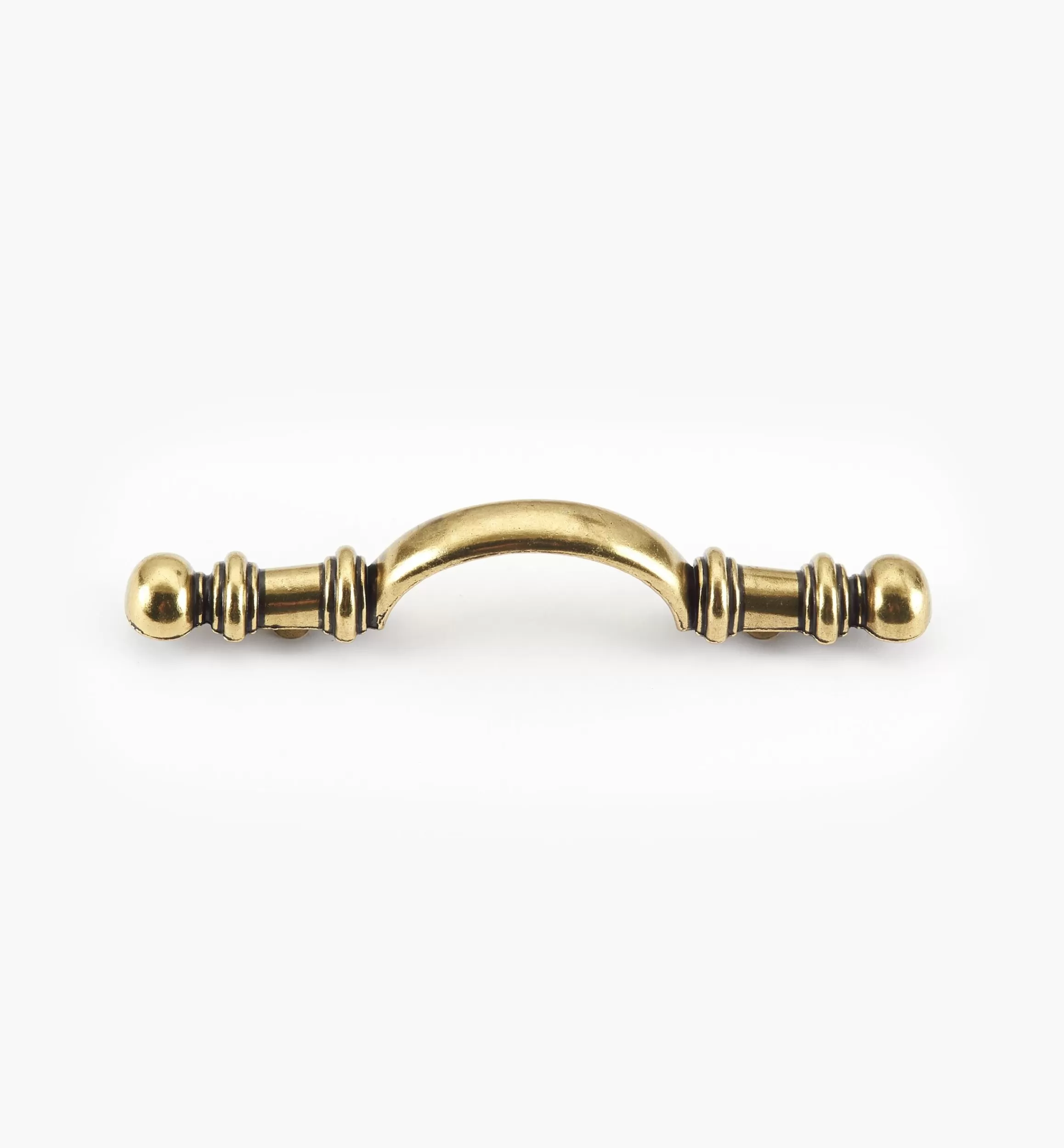Lee Valley Burnished Brass Arched Die-Cast Pull