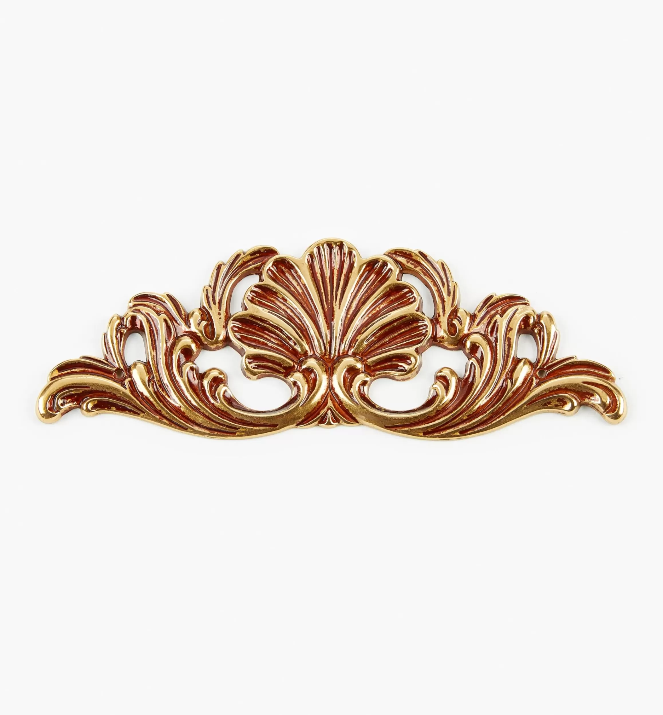Lee Valley Cast Brass Appliqué Shell Accent