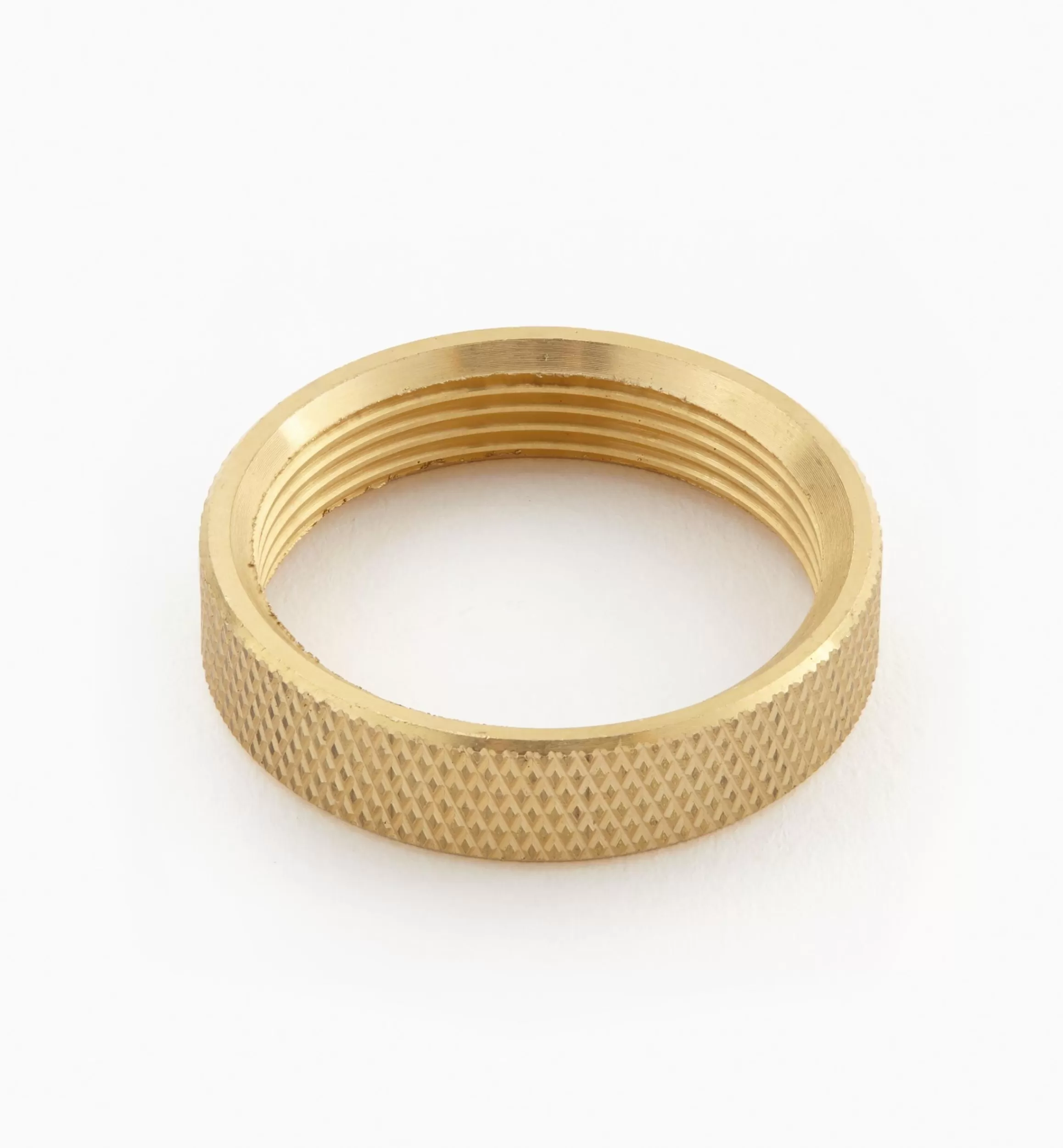 Lee Valley Common Ring Nut For 1 3/16" And 1 3/4" Brass Template Guides And 1 3/4" Router Plate Inserts