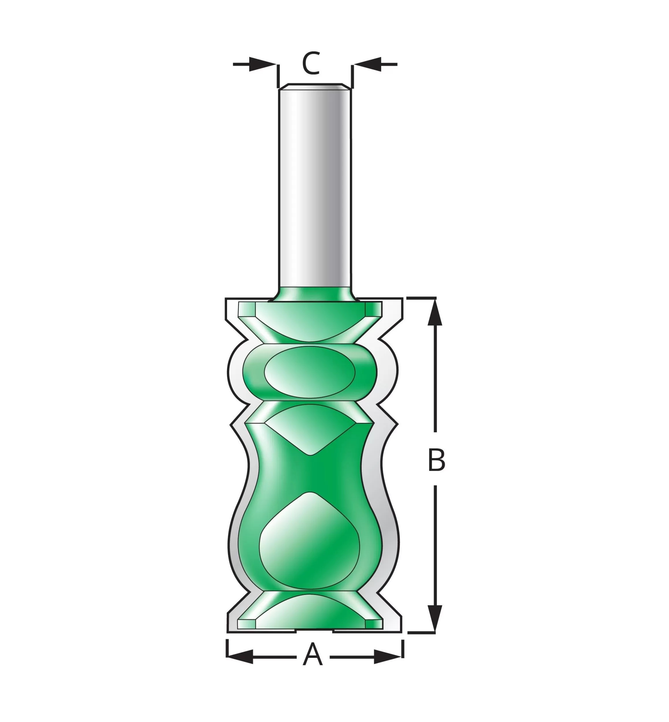 Lee Valley Crown Molding #4 Bit