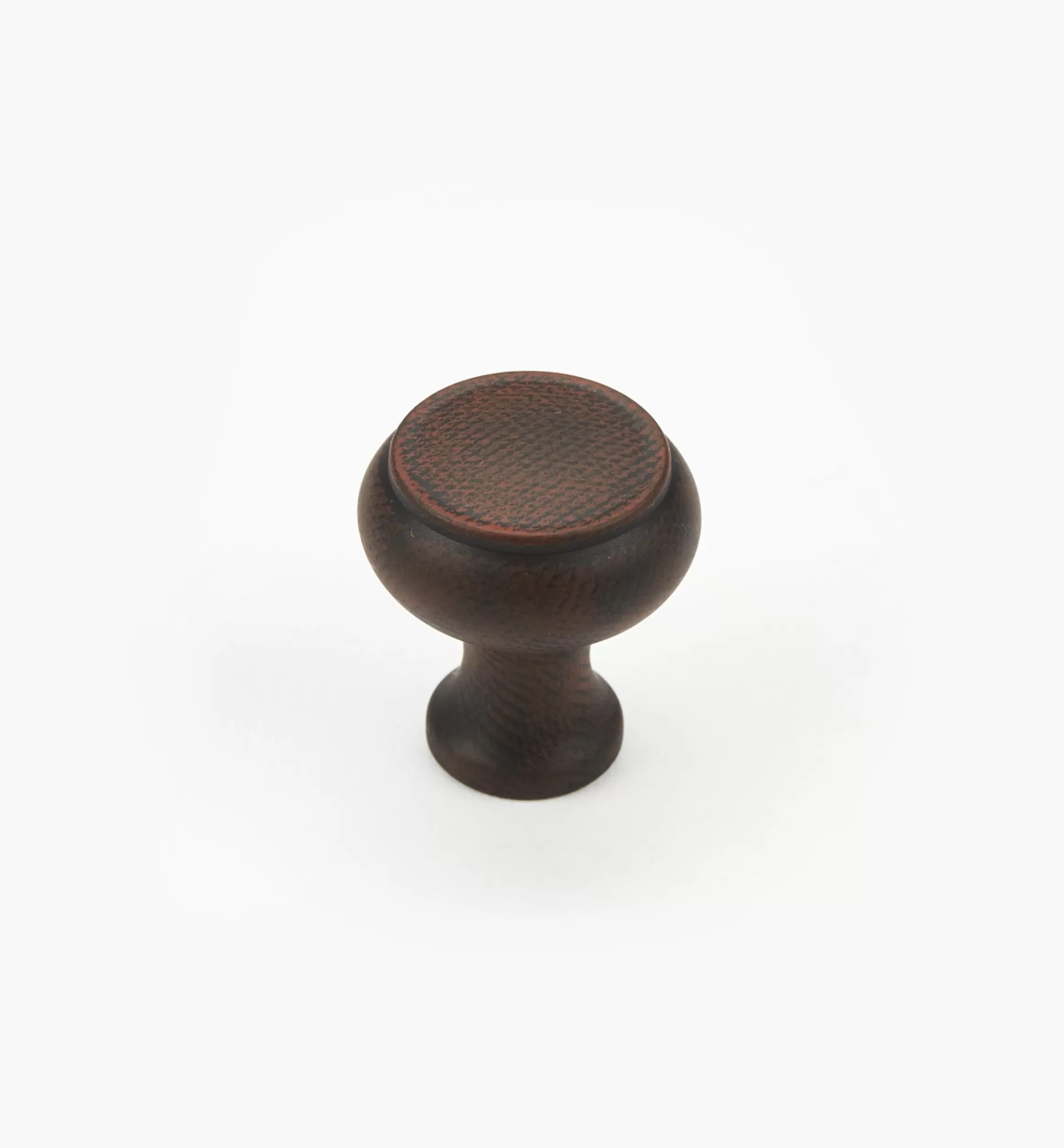 Lee Valley Dark Rust Patterned Knob