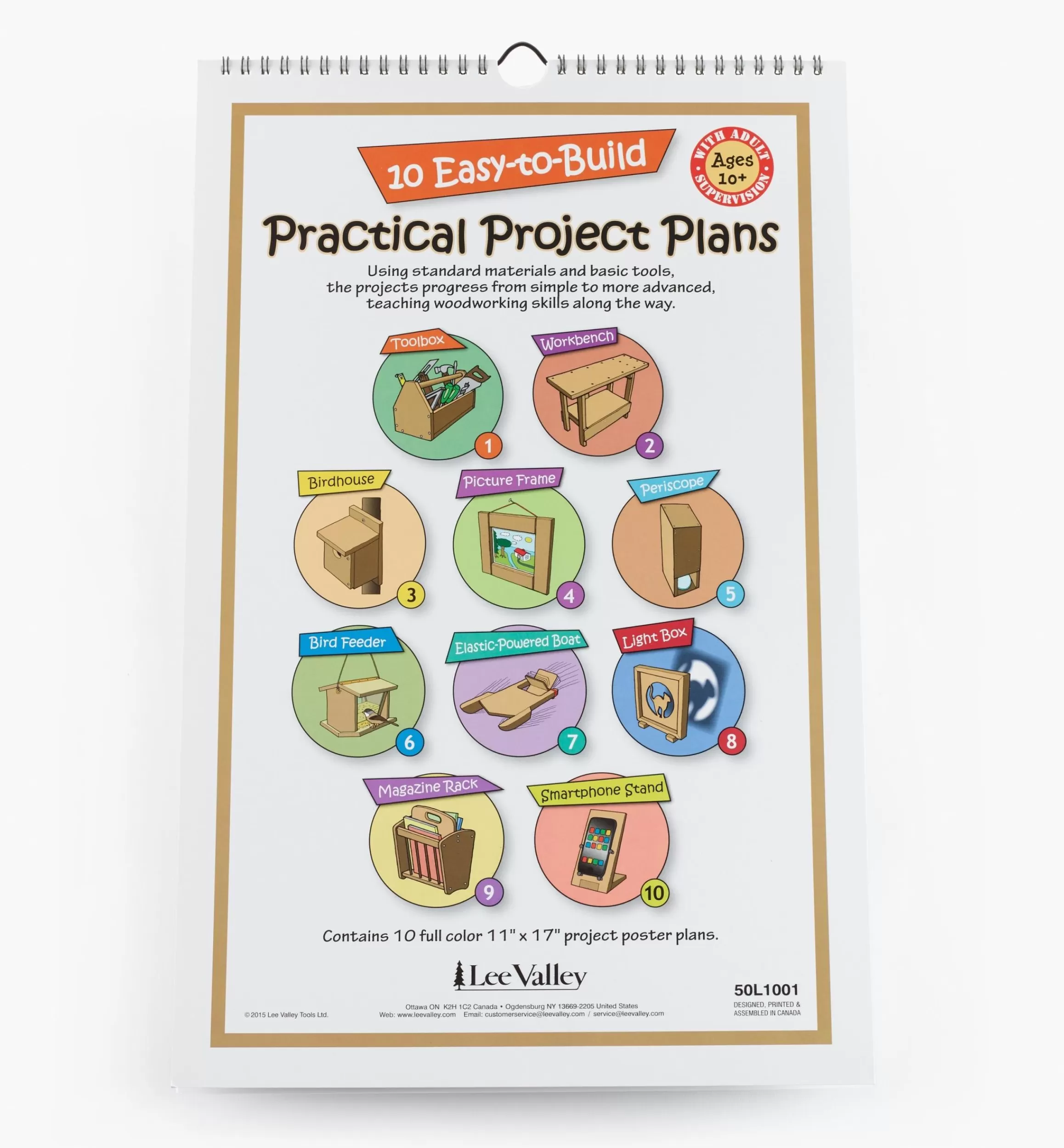 Lee Valley 10 Easy-to-Build Practical Project Plans
