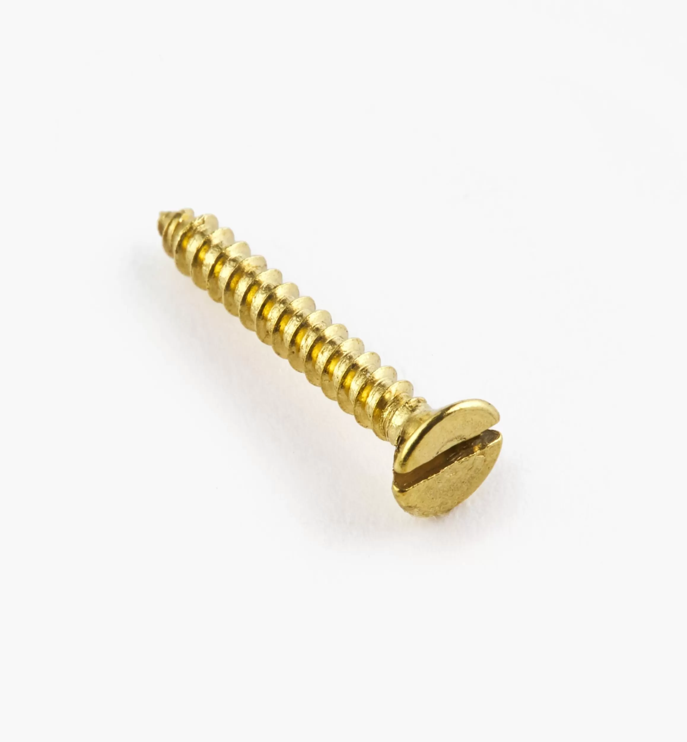 Lee Valley 1/2" #1 Flat-Head Brass Screws