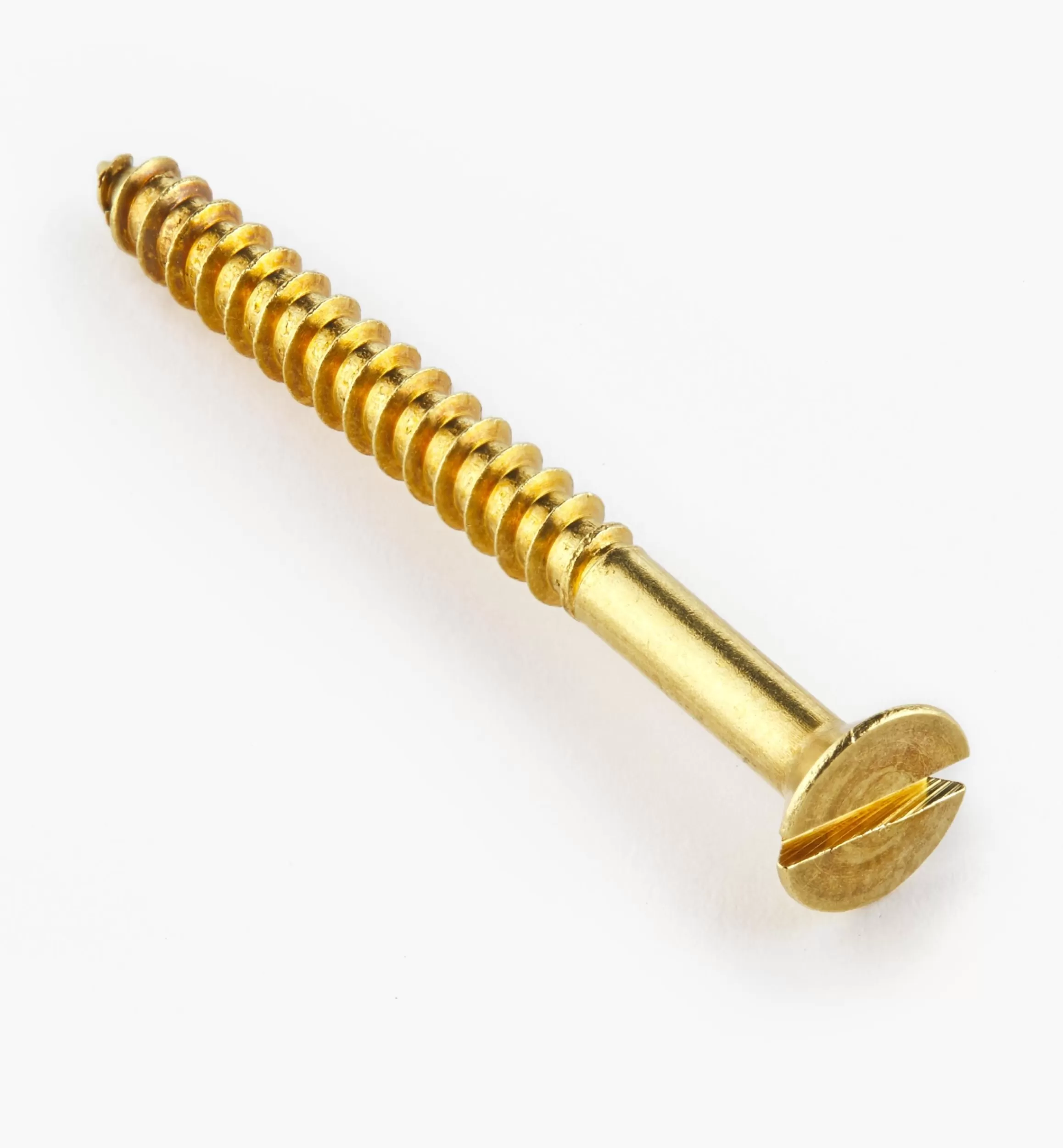Lee Valley 2" #10 Flat-Head Brass Screws