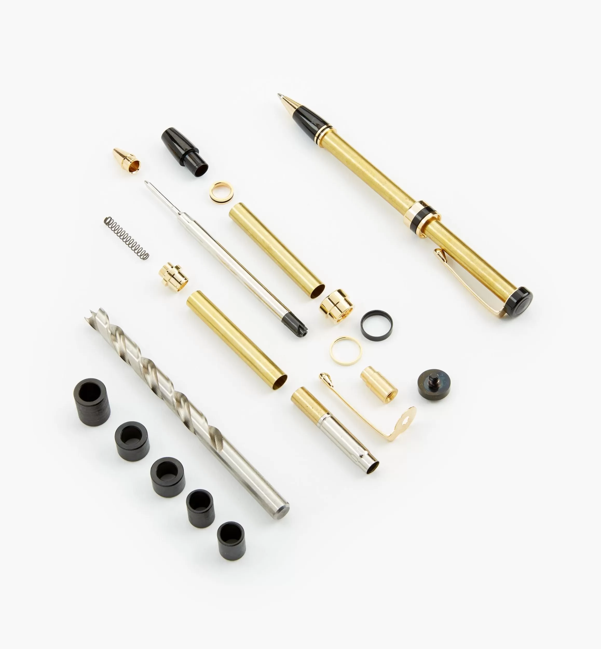Lee Valley Flat-Top Double-Twist Pen Starter Set