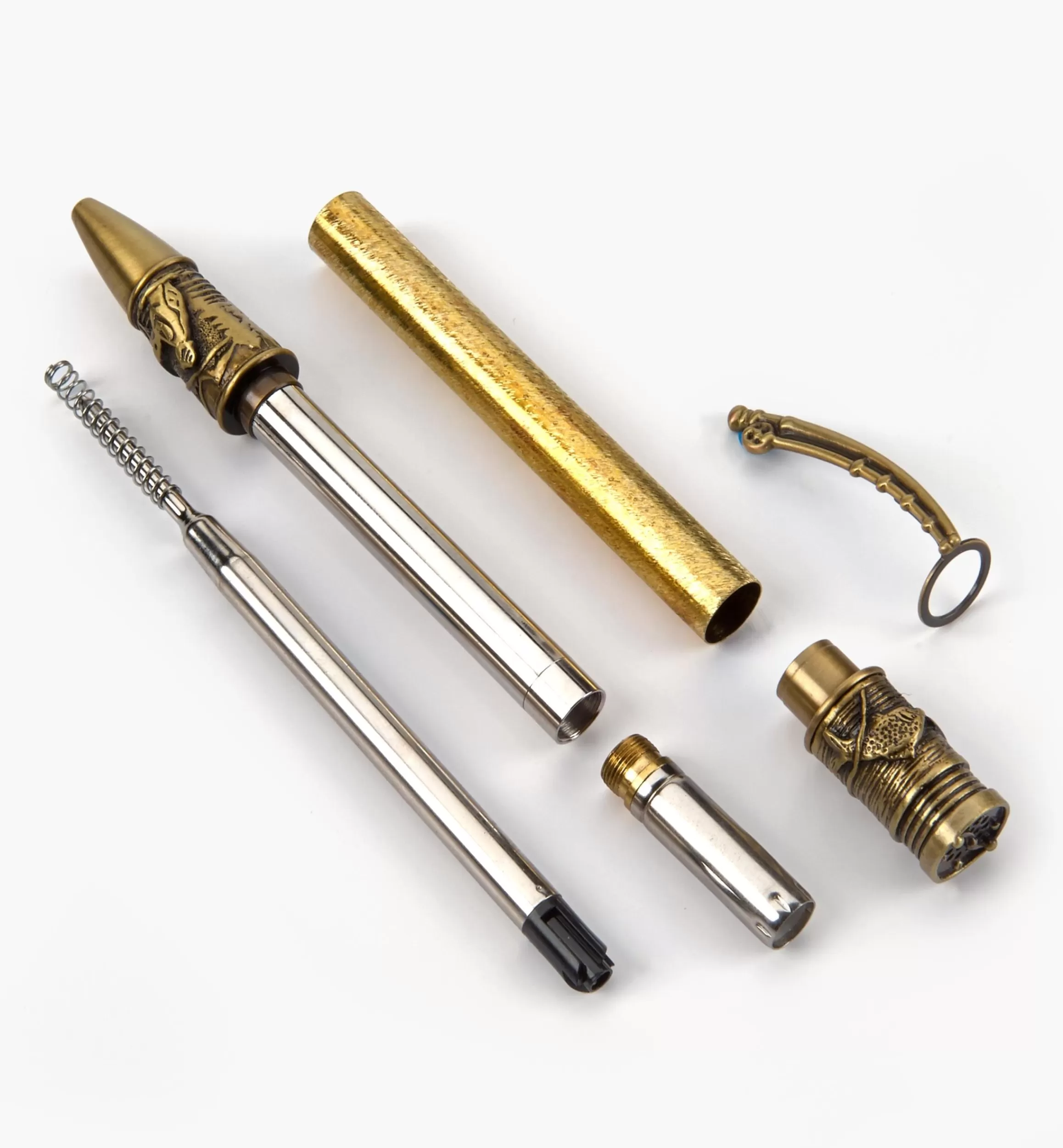 Lee Valley Fly Fishing Ballpoint Twist Pen Hardware