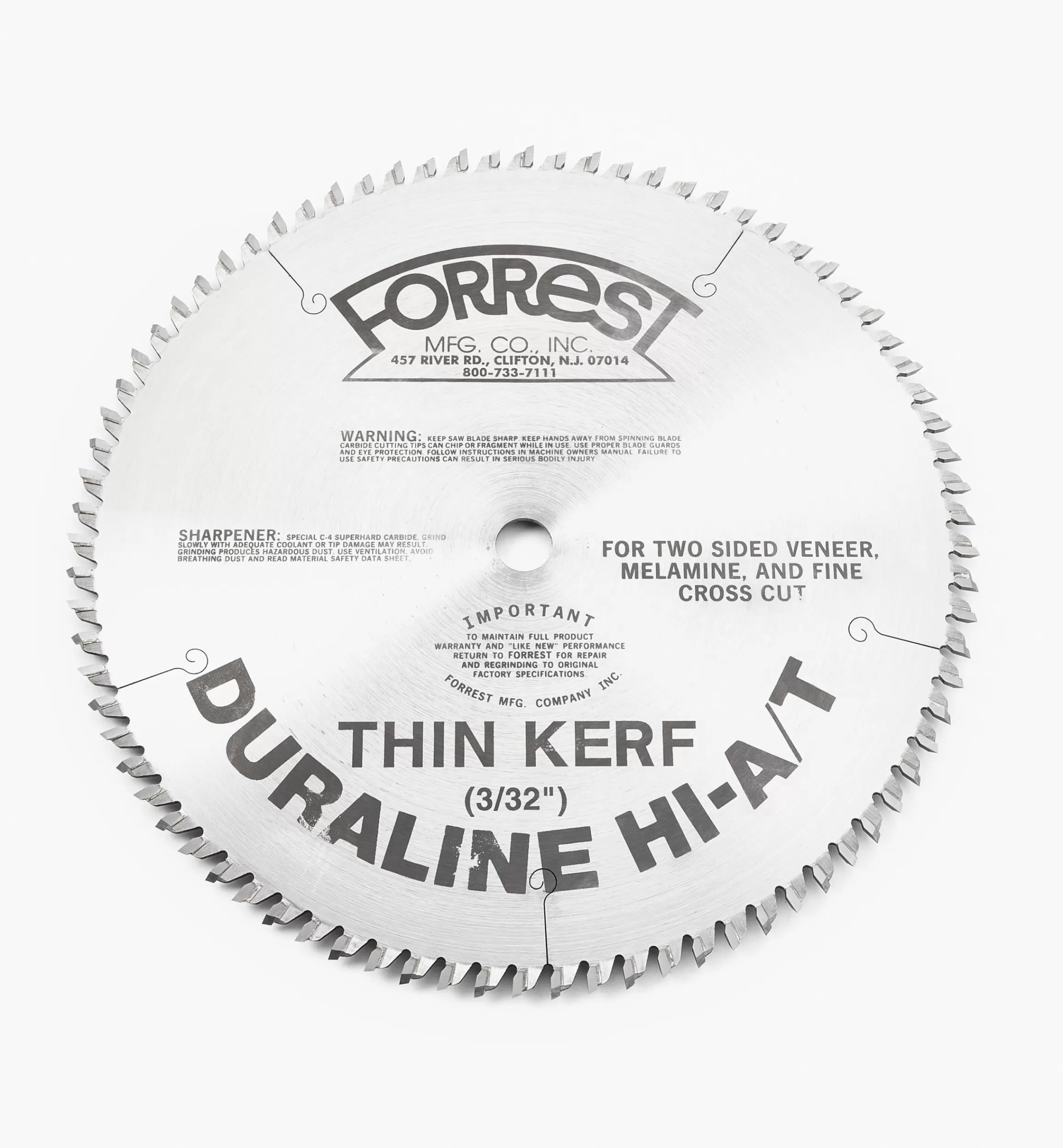 Lee Valley Forrest Duraline HI-A/T Saw Blades