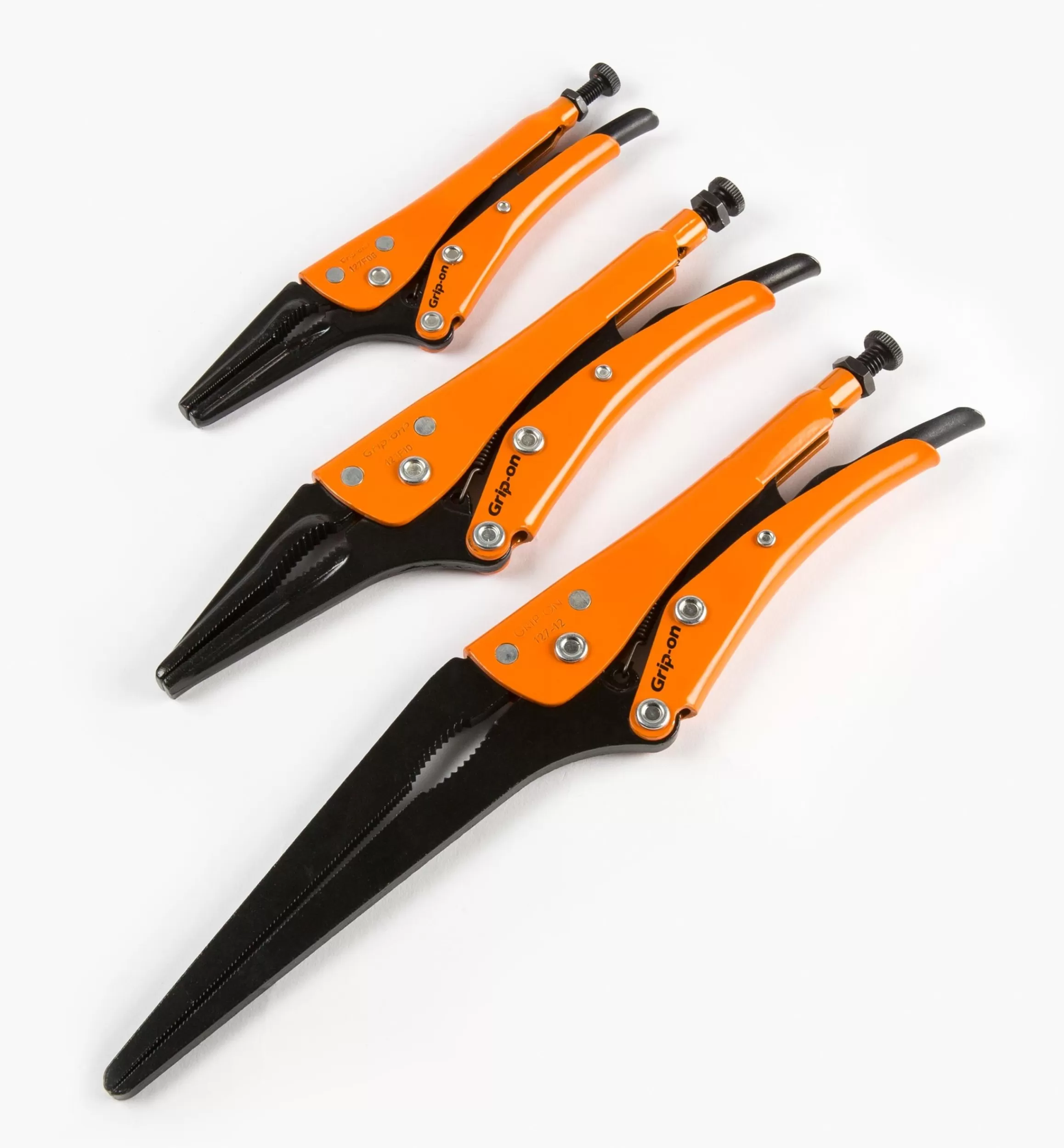 Lee Valley Grip-On Locking Pliers Long-Jaw Set