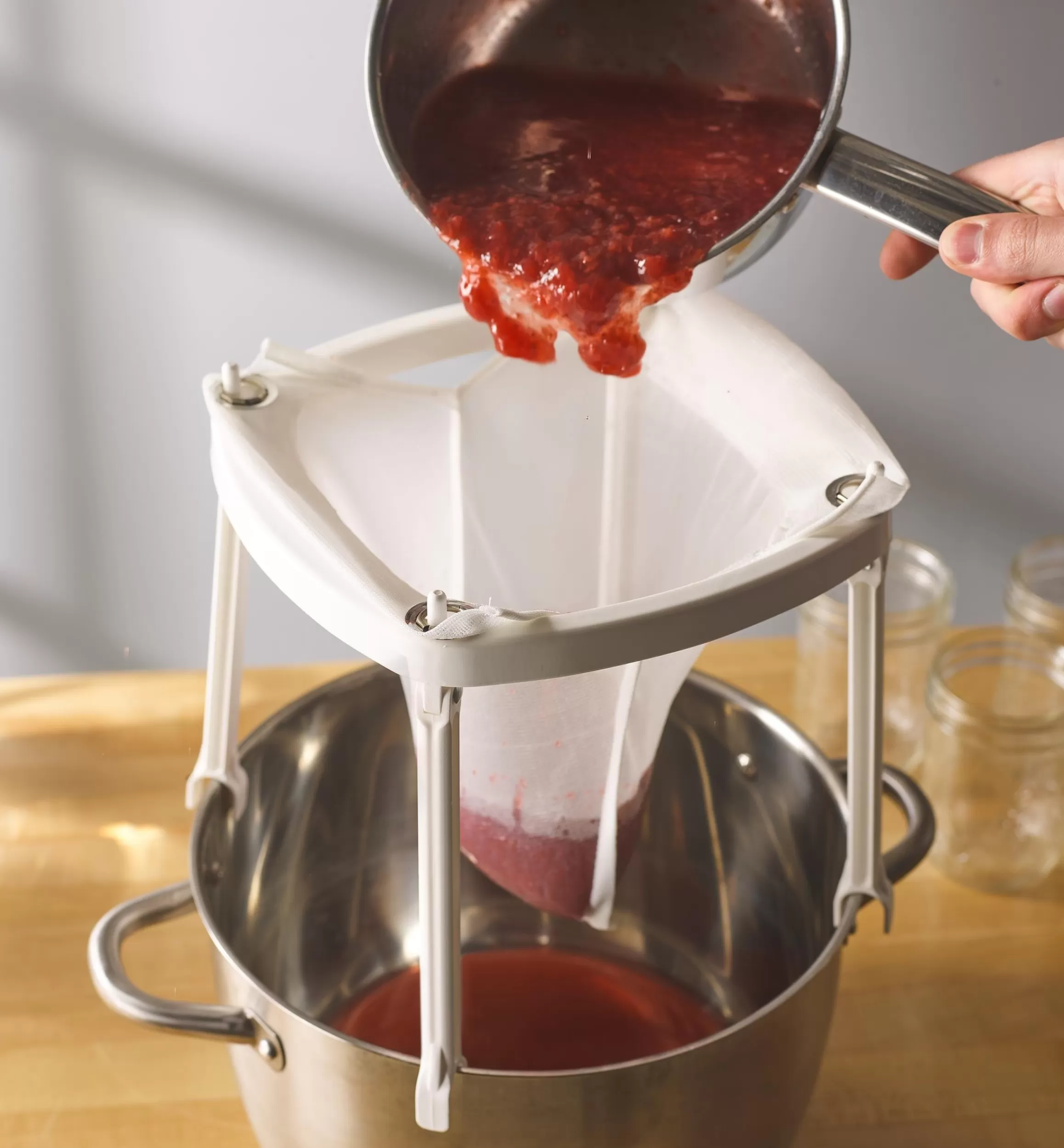 Lee Valley Jelly & Syrup Strainer