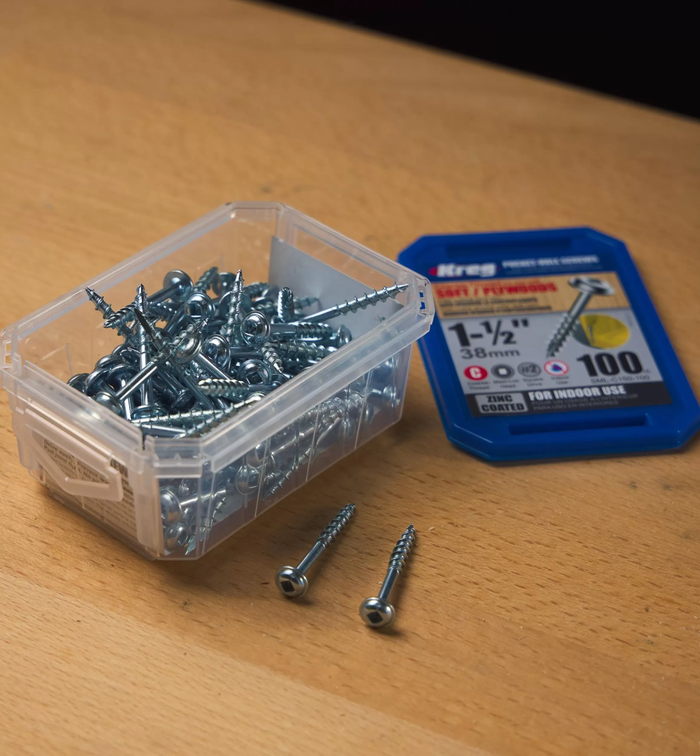 Lee Valley Kreg Washer-Style Head Pocket-Hole Screws