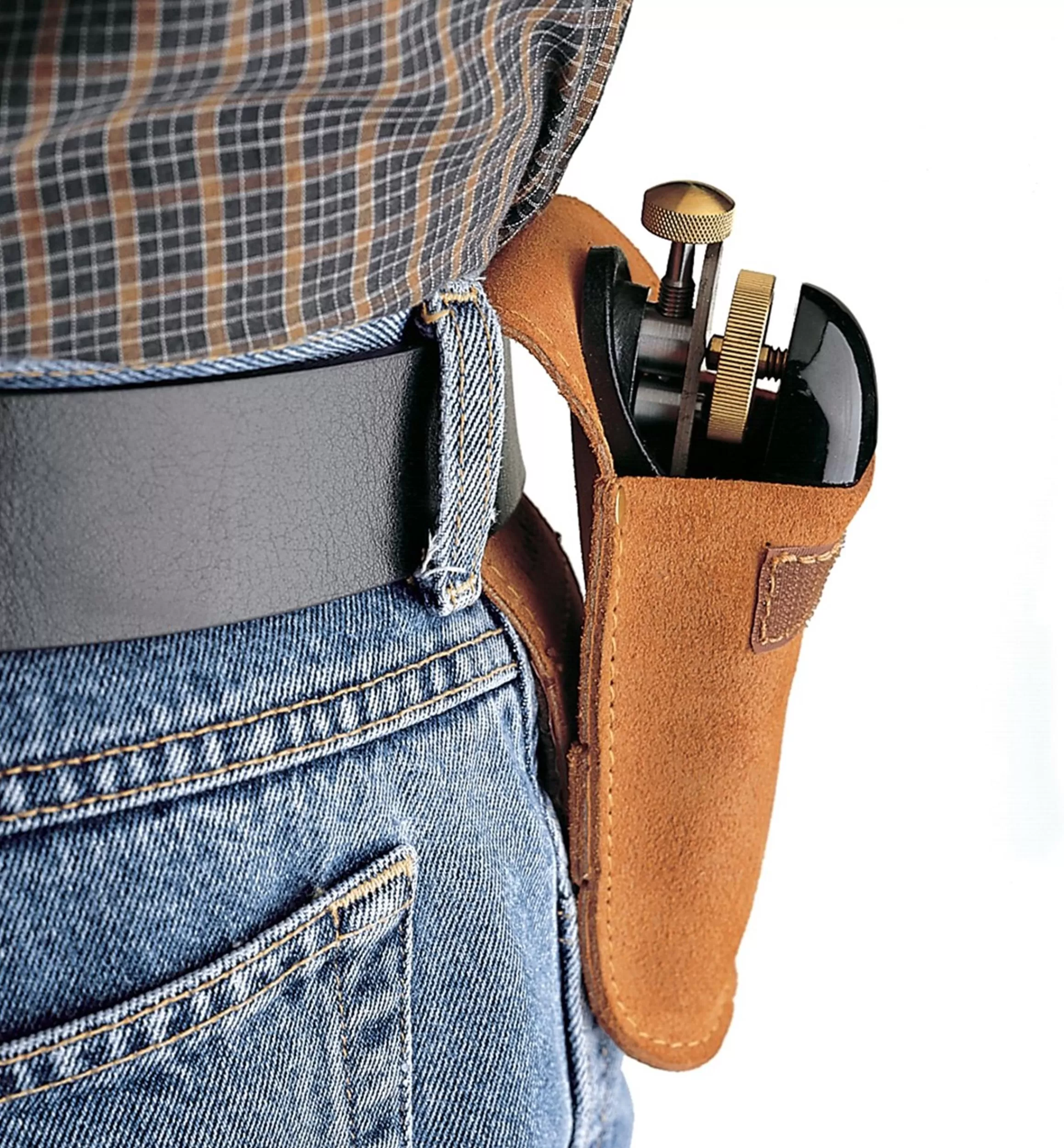 Lee Valley Leather Apron Plane Holster