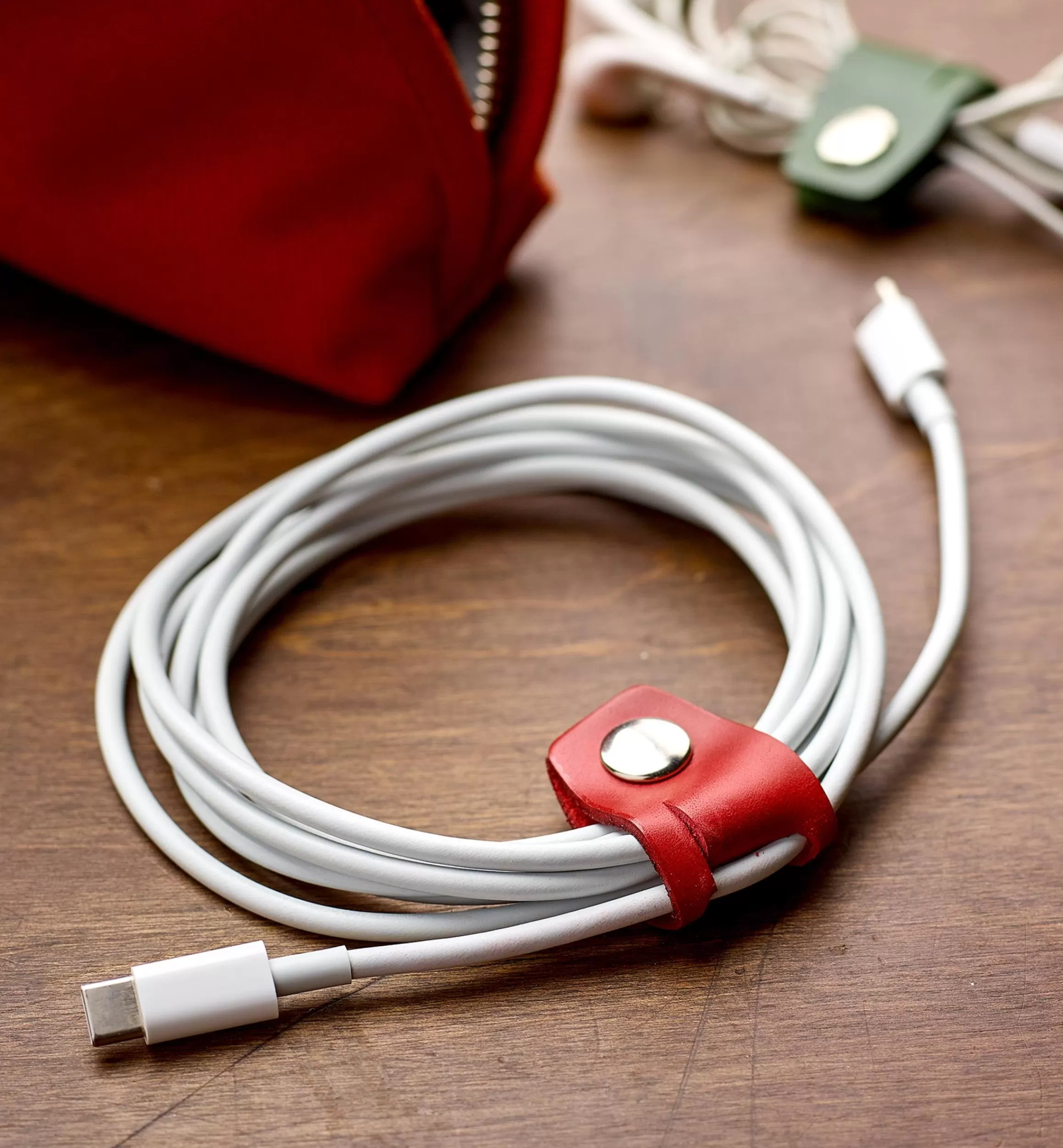 Lee Valley Leather Cord Keepers