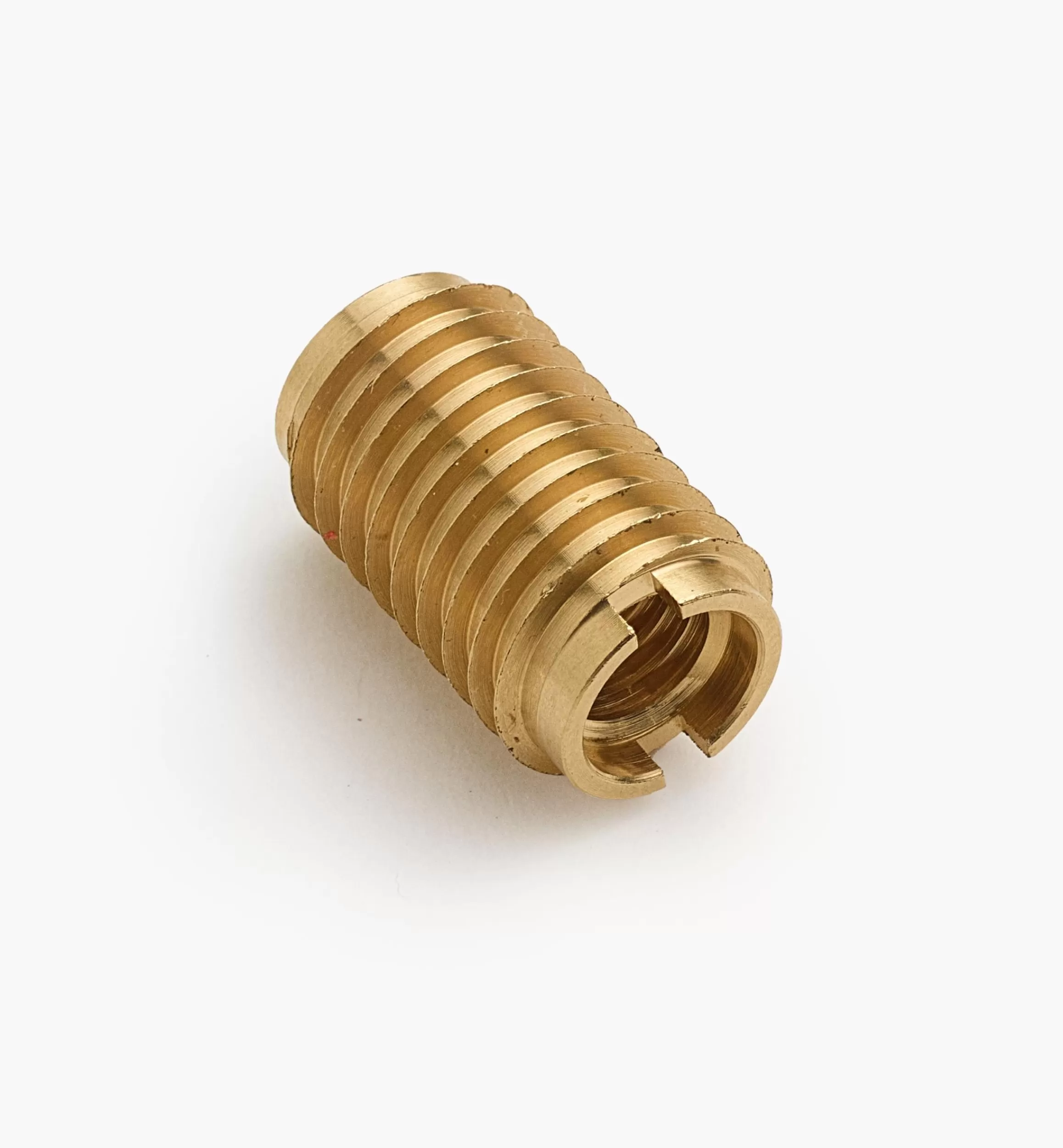 Lee Valley Long 3/8-16 Brass Knife-Edge Insert Nut