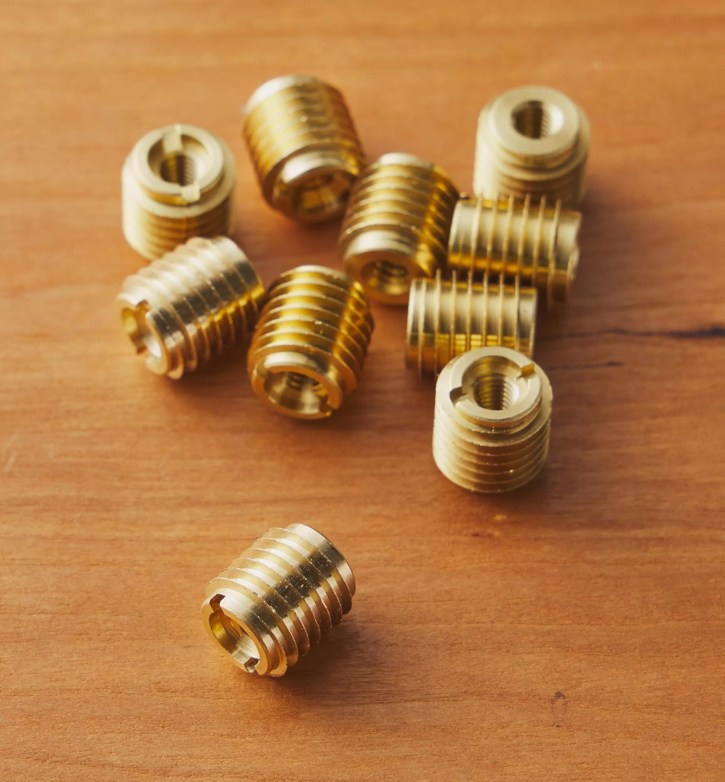 Lee Valley M5-0.8 Brass Knife-Edge Insert Nuts