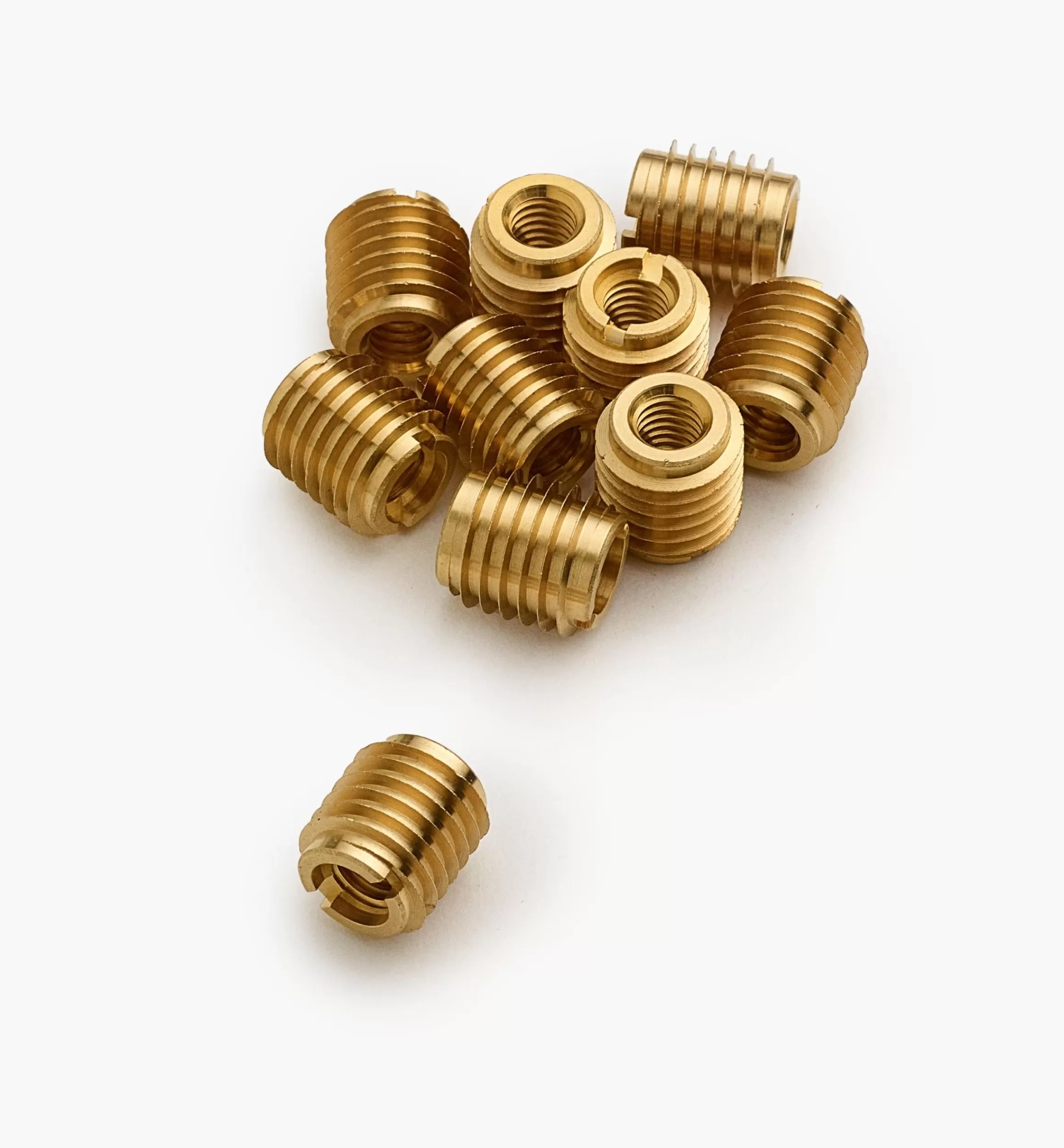 Lee Valley M6-1.0 Brass Knife-Edge Insert Nuts