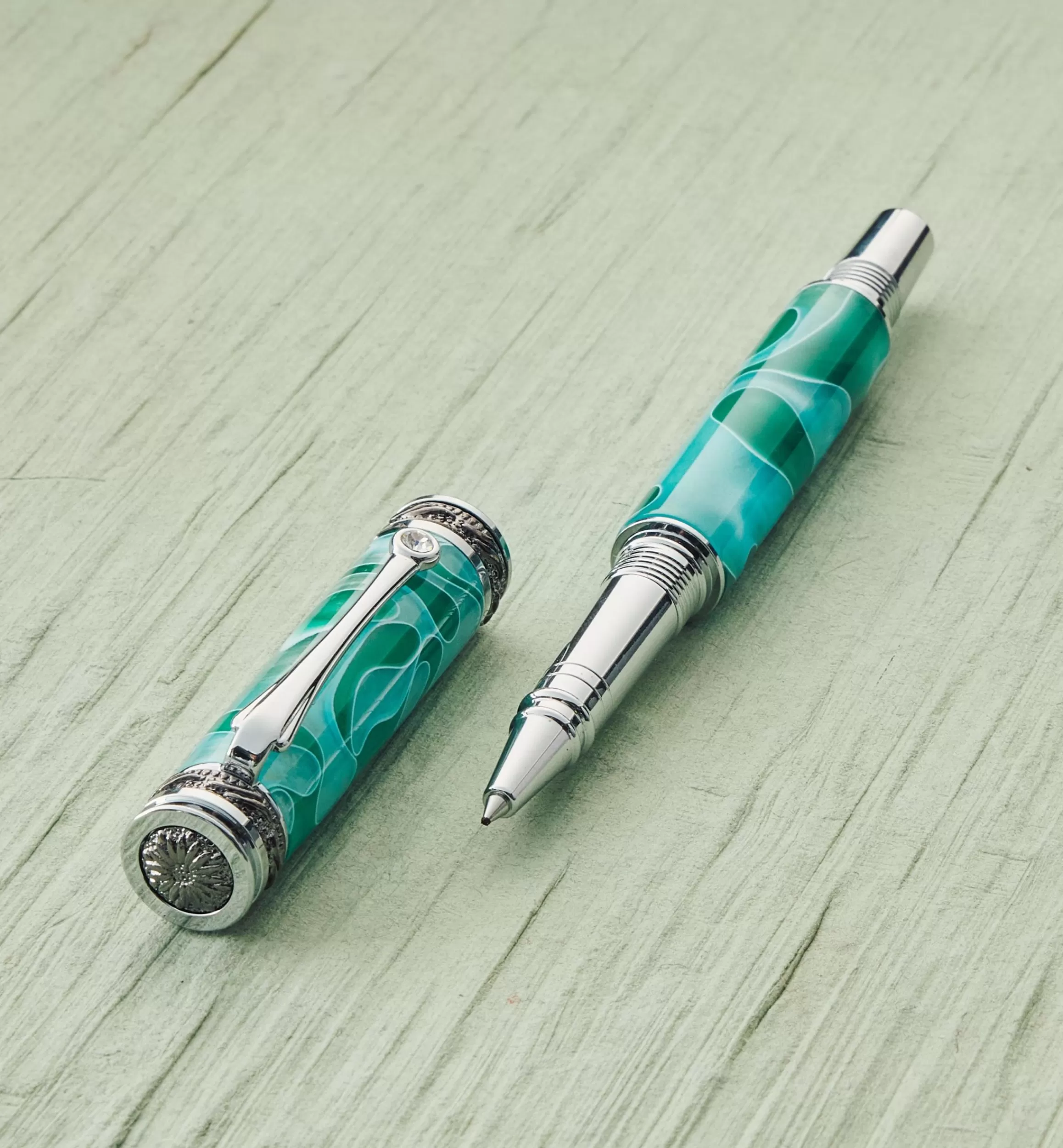 Lee Valley Majestic Jr. Rollerball Pen Hardware