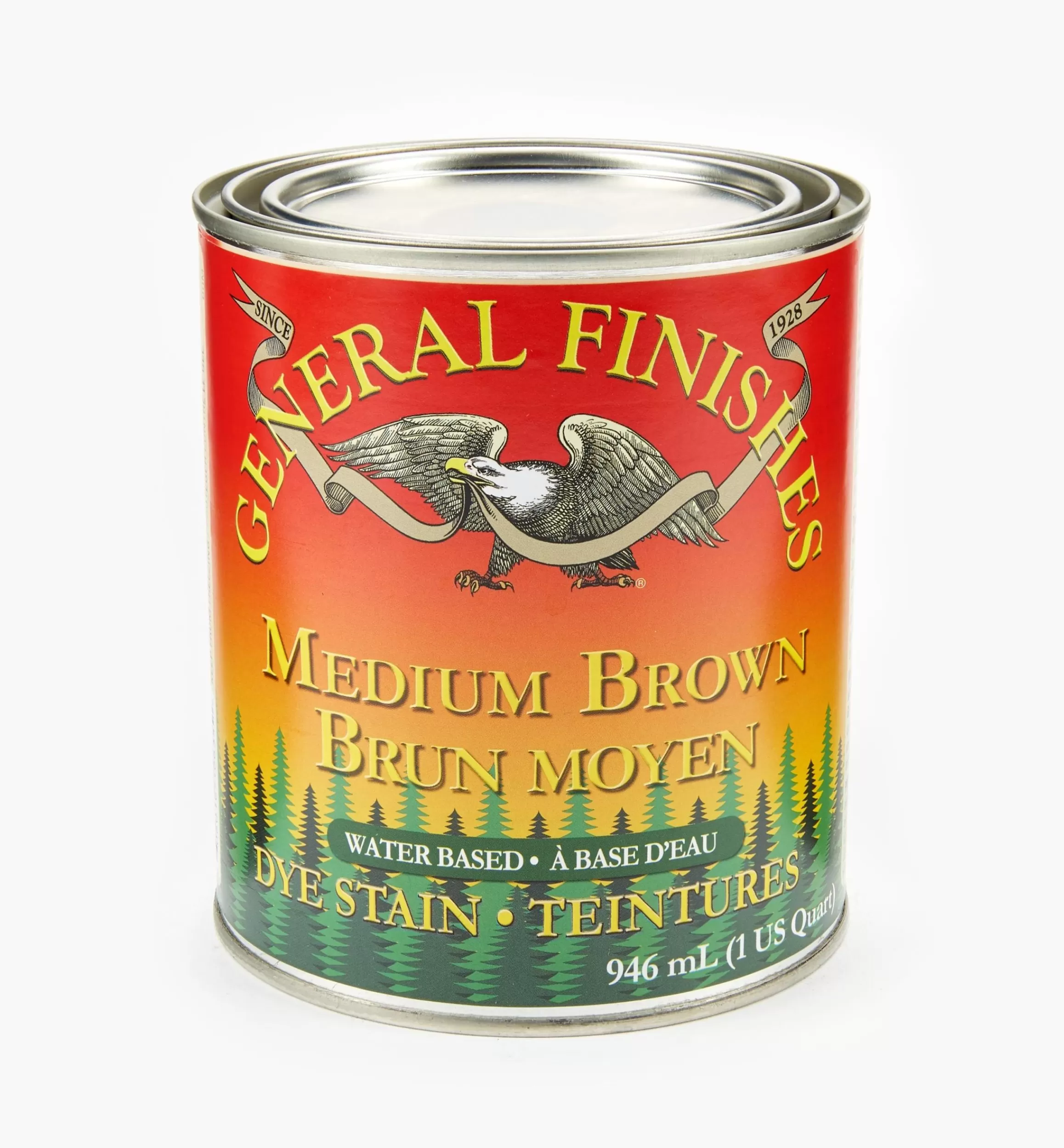 Lee Valley Medium Brown General Water-Based Dye Stain