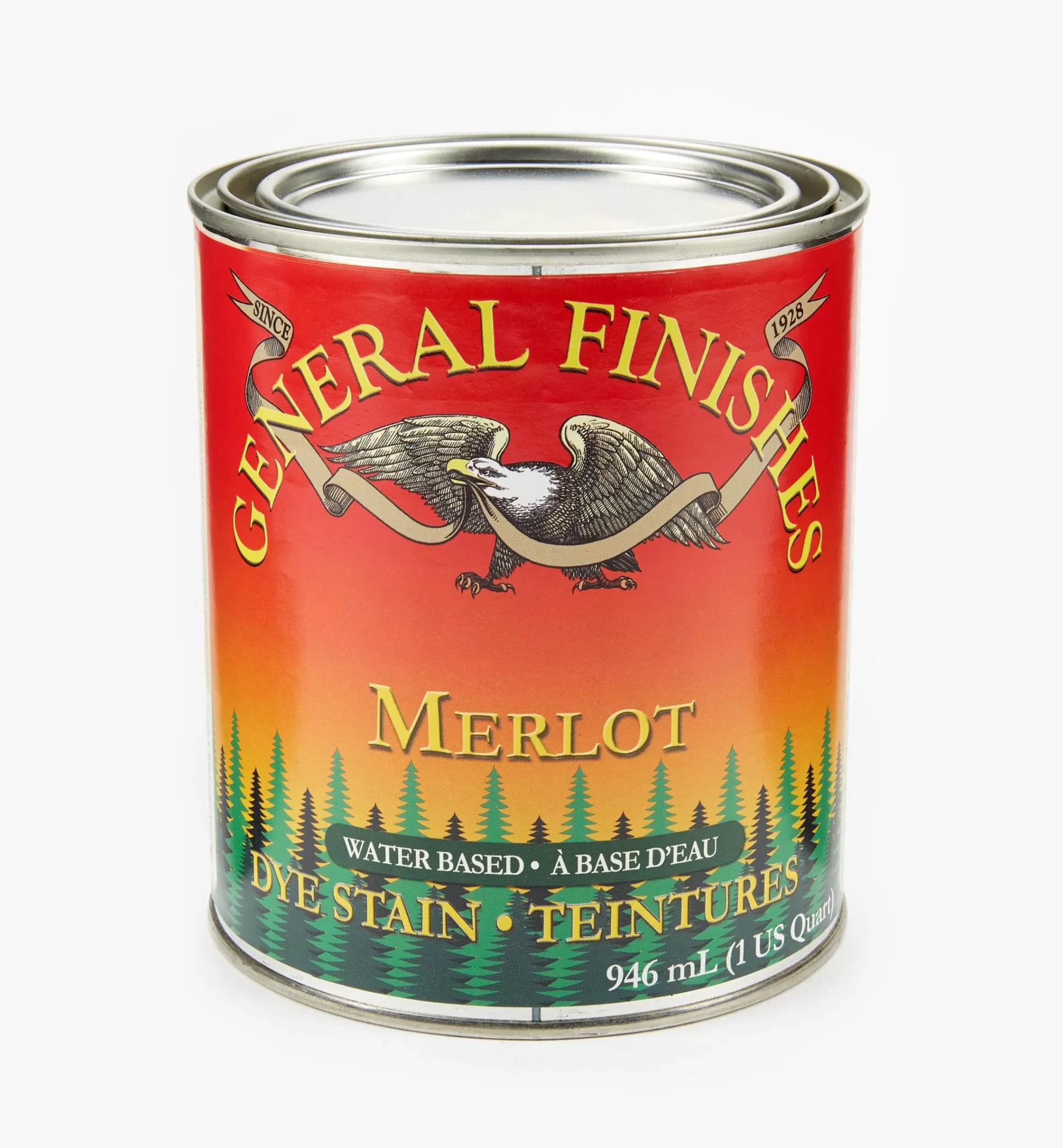 Lee Valley Merlot General Water-Based Dye Stain