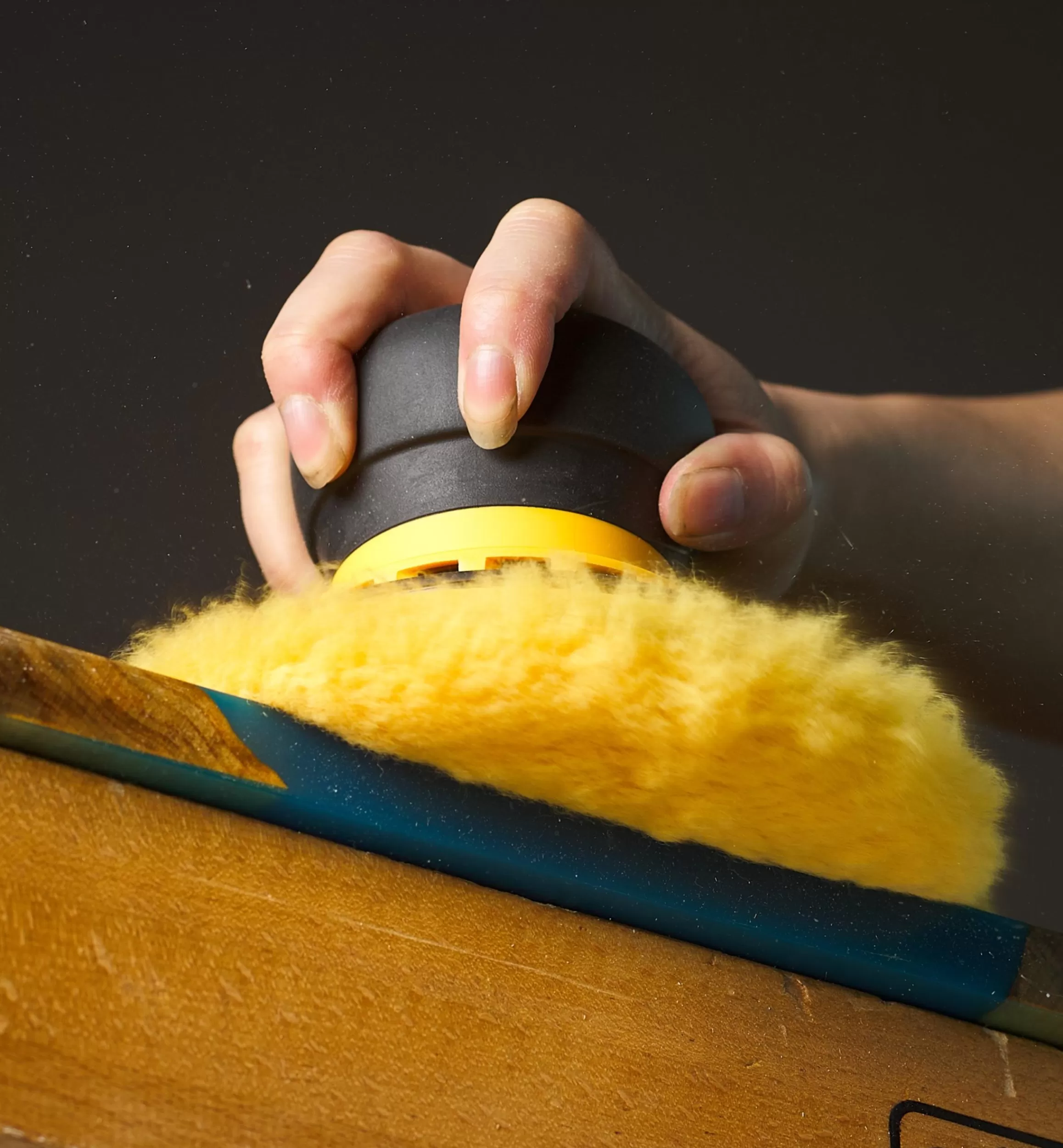 Lee Valley Mirka 6" Yellow Lamb's Wool Pro Pad