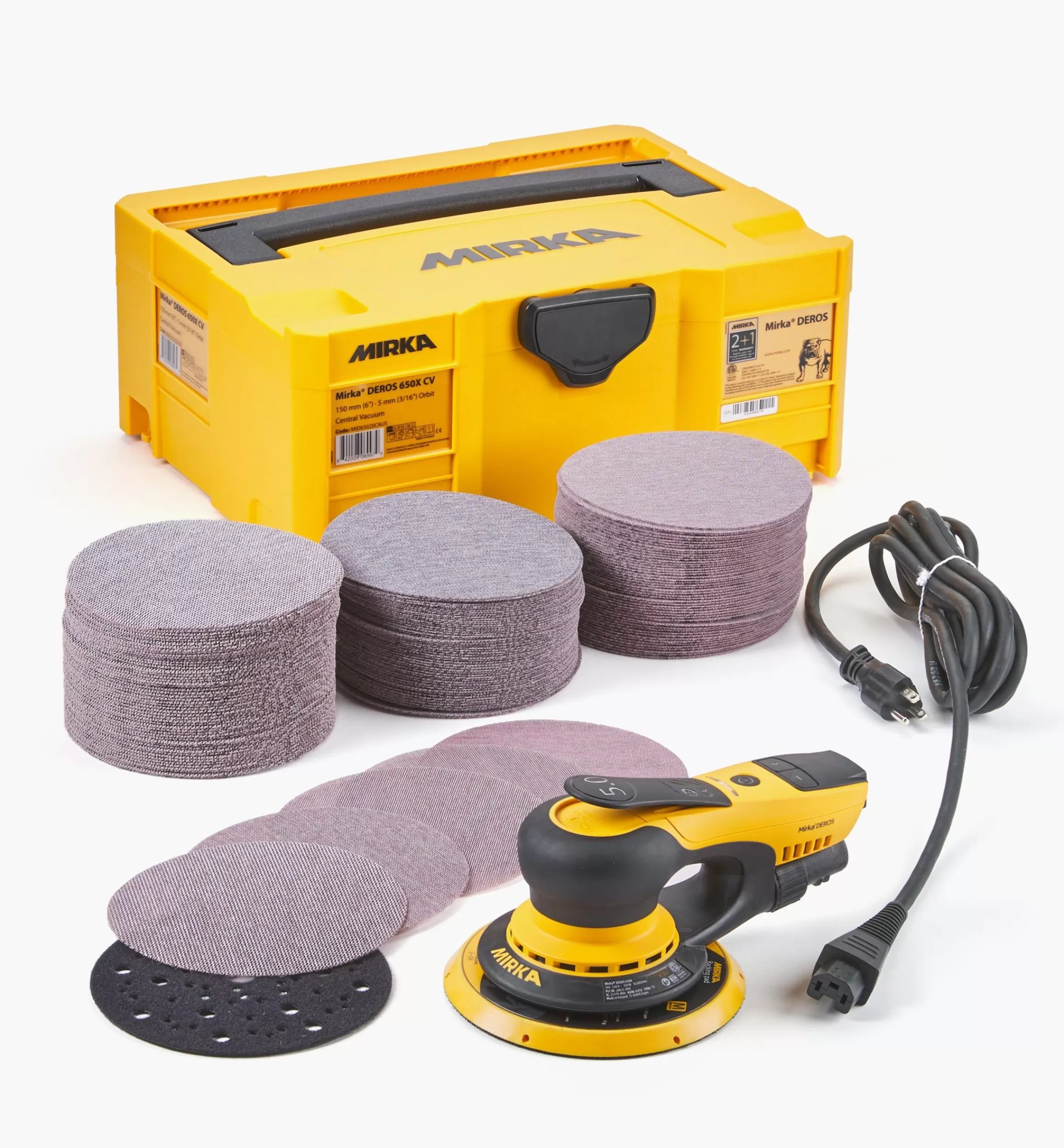 Lee Valley Mirka DEROS 6" Abranet Kit