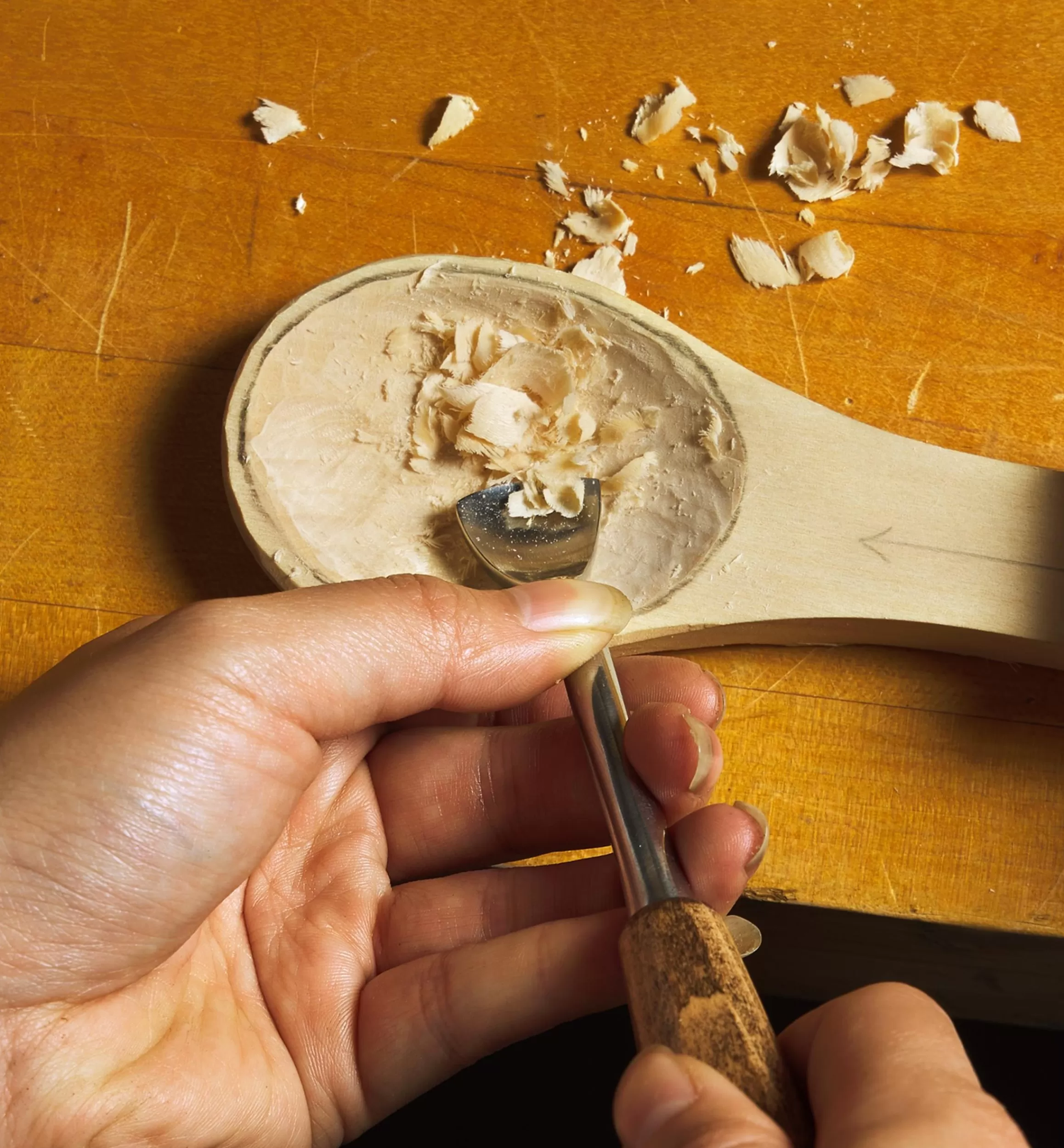 Lee Valley Narex Carving Chisel For Spoon Making