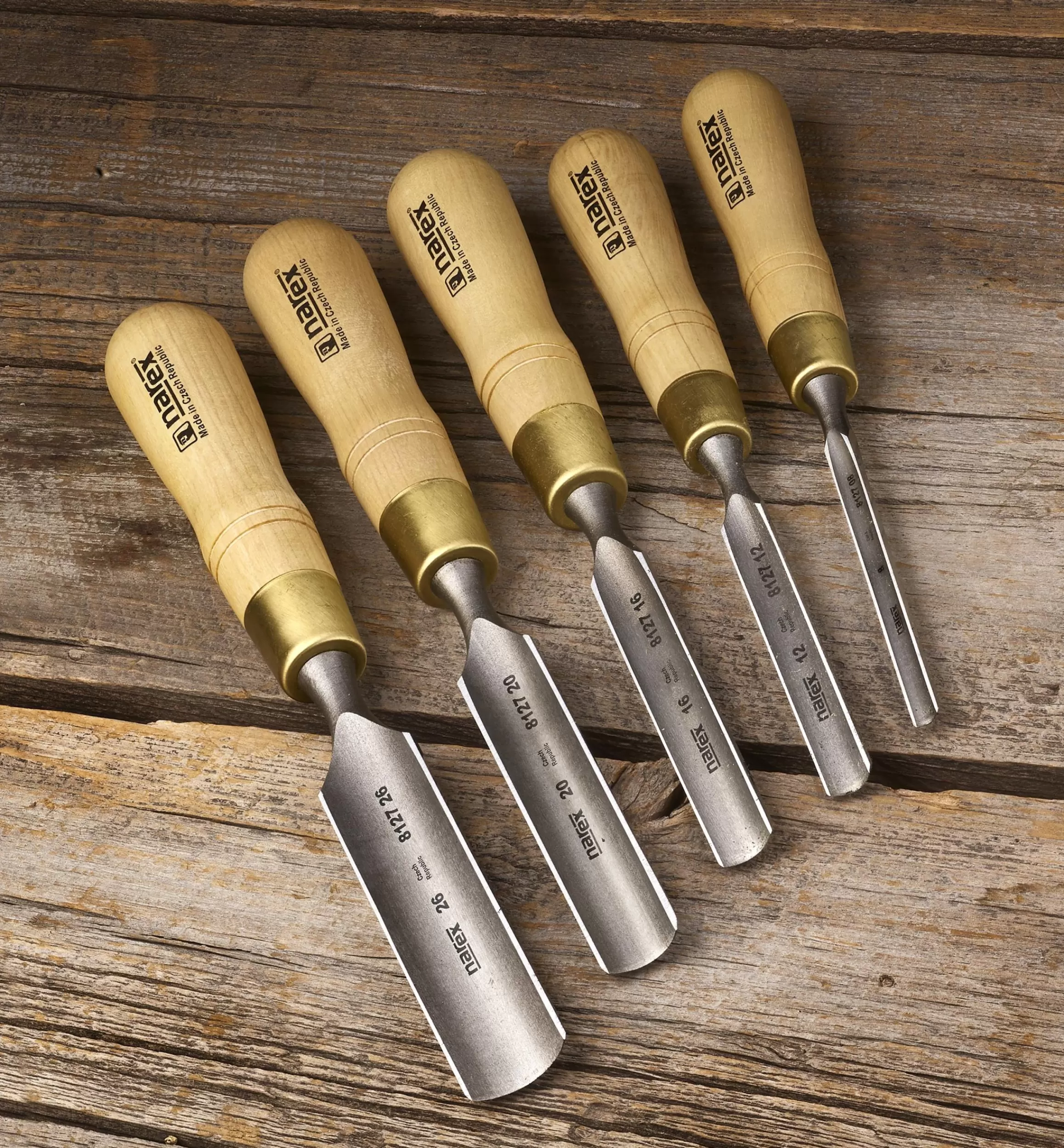 Lee Valley Narex Firmer Gouges
