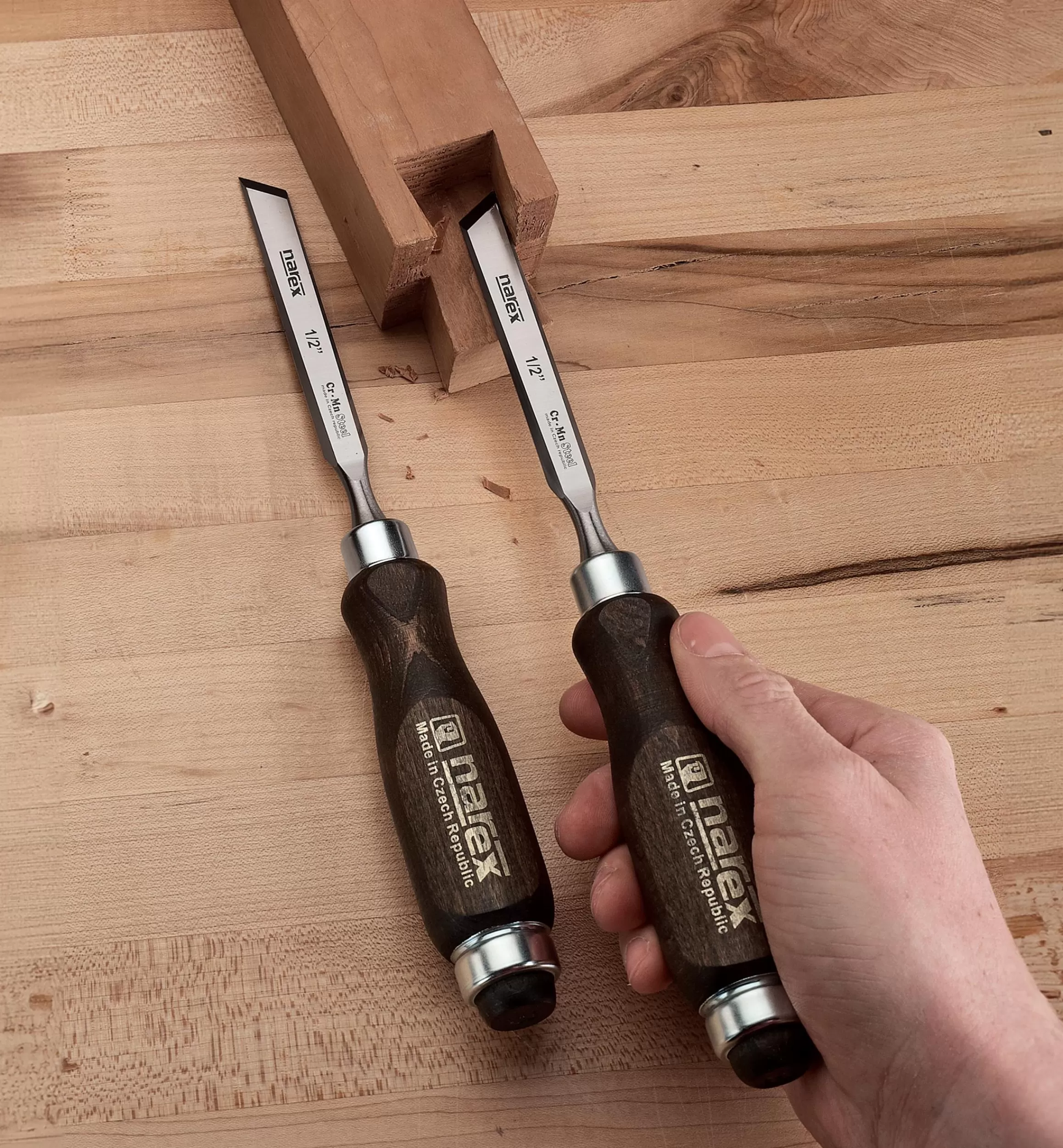 Lee Valley Narex Skew Chisels