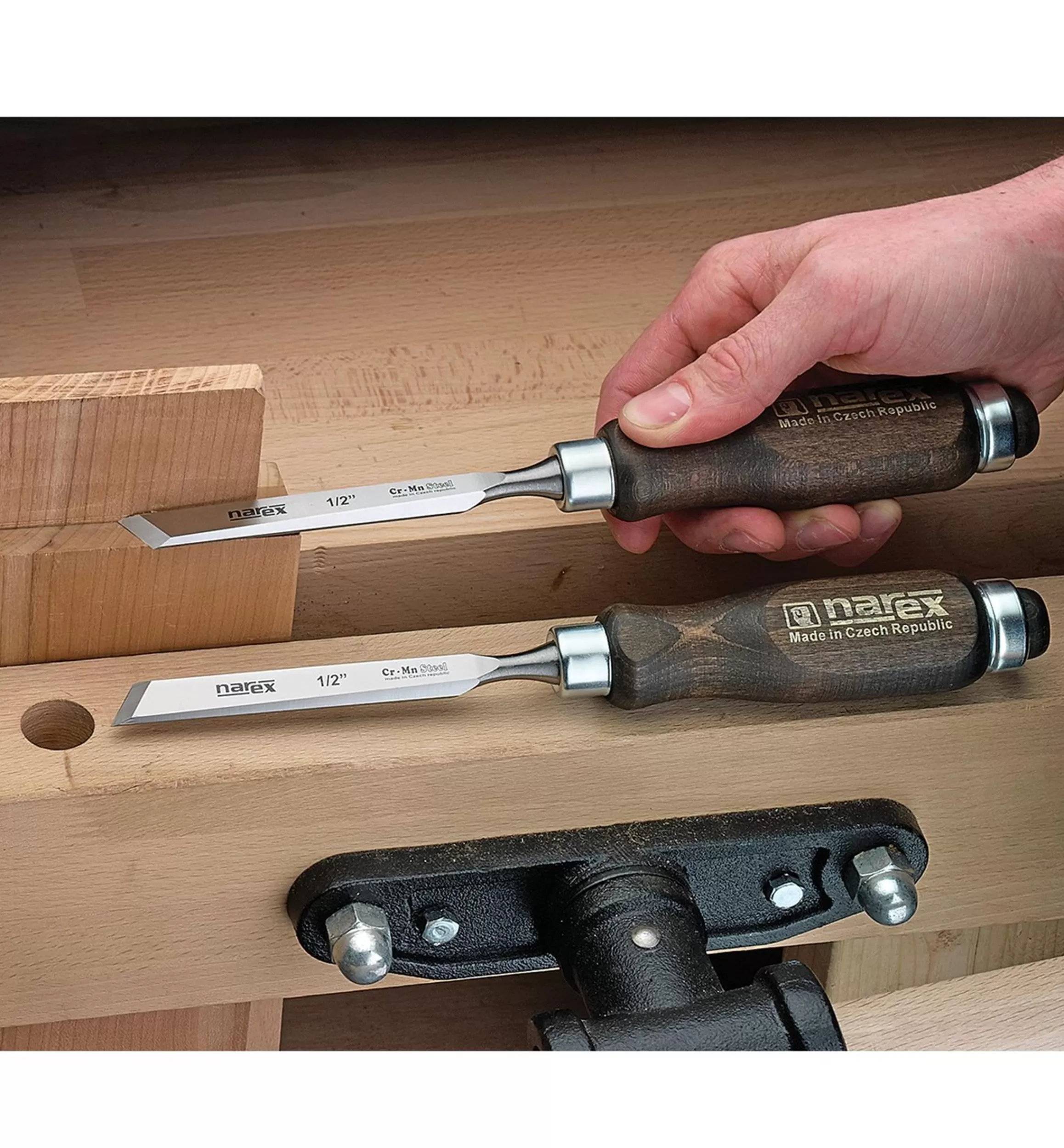 Lee Valley Narex Skew Chisels