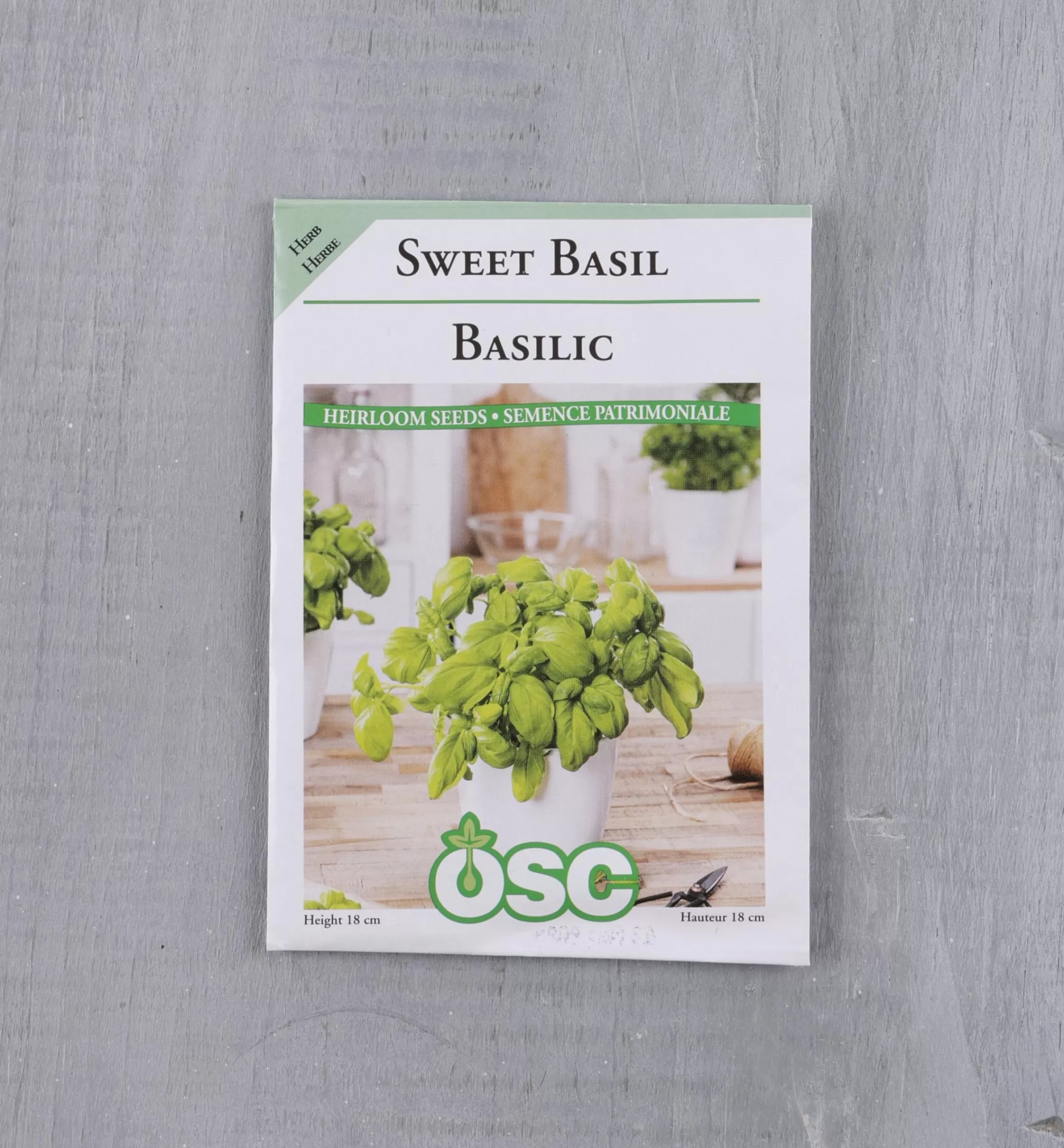 Lee Valley OSC Herb Seed Packets