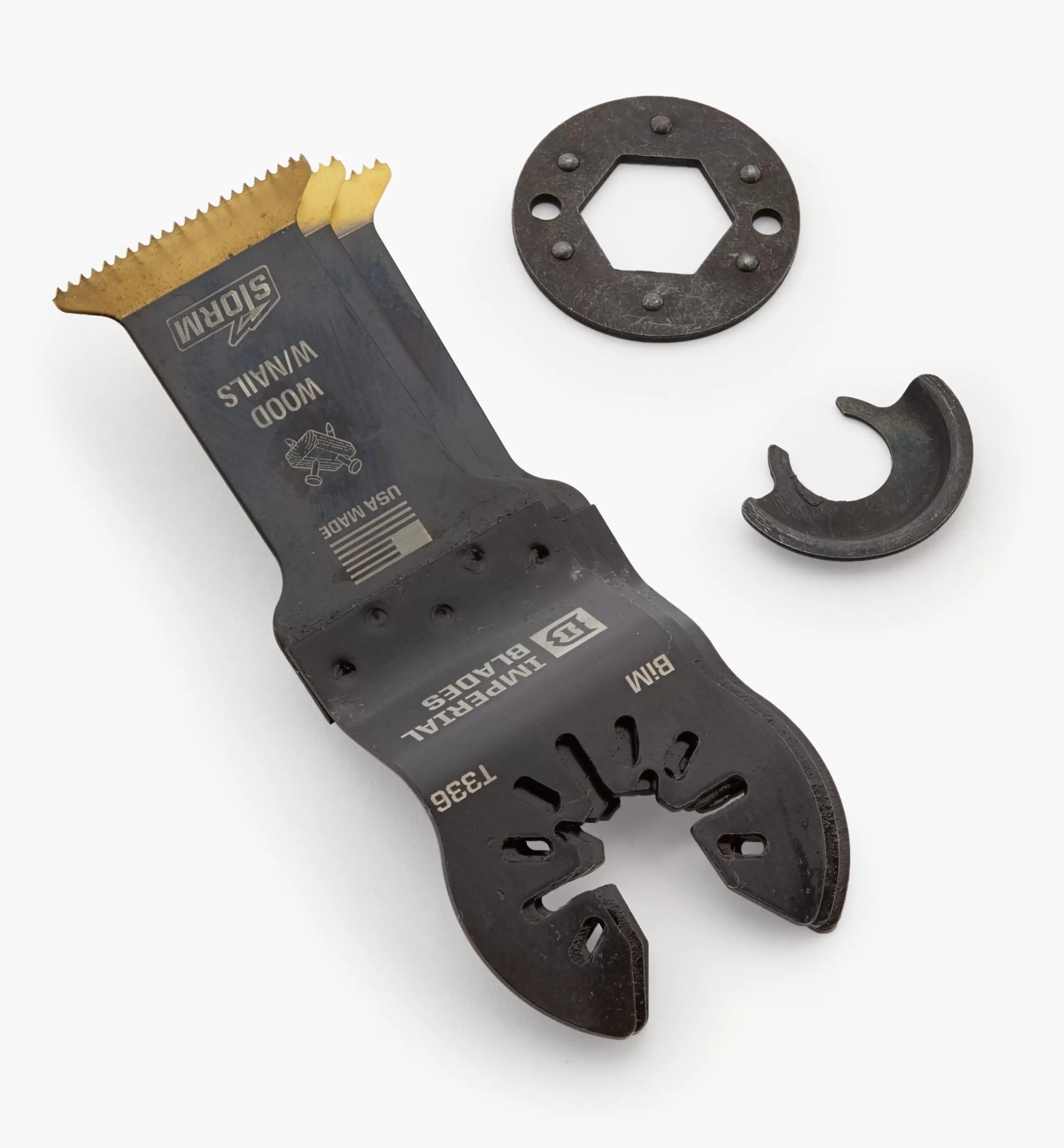 Lee Valley Oscillating Multi-Tool Titanium Nitride Coated Bimetal Cutters By Imperial Blades