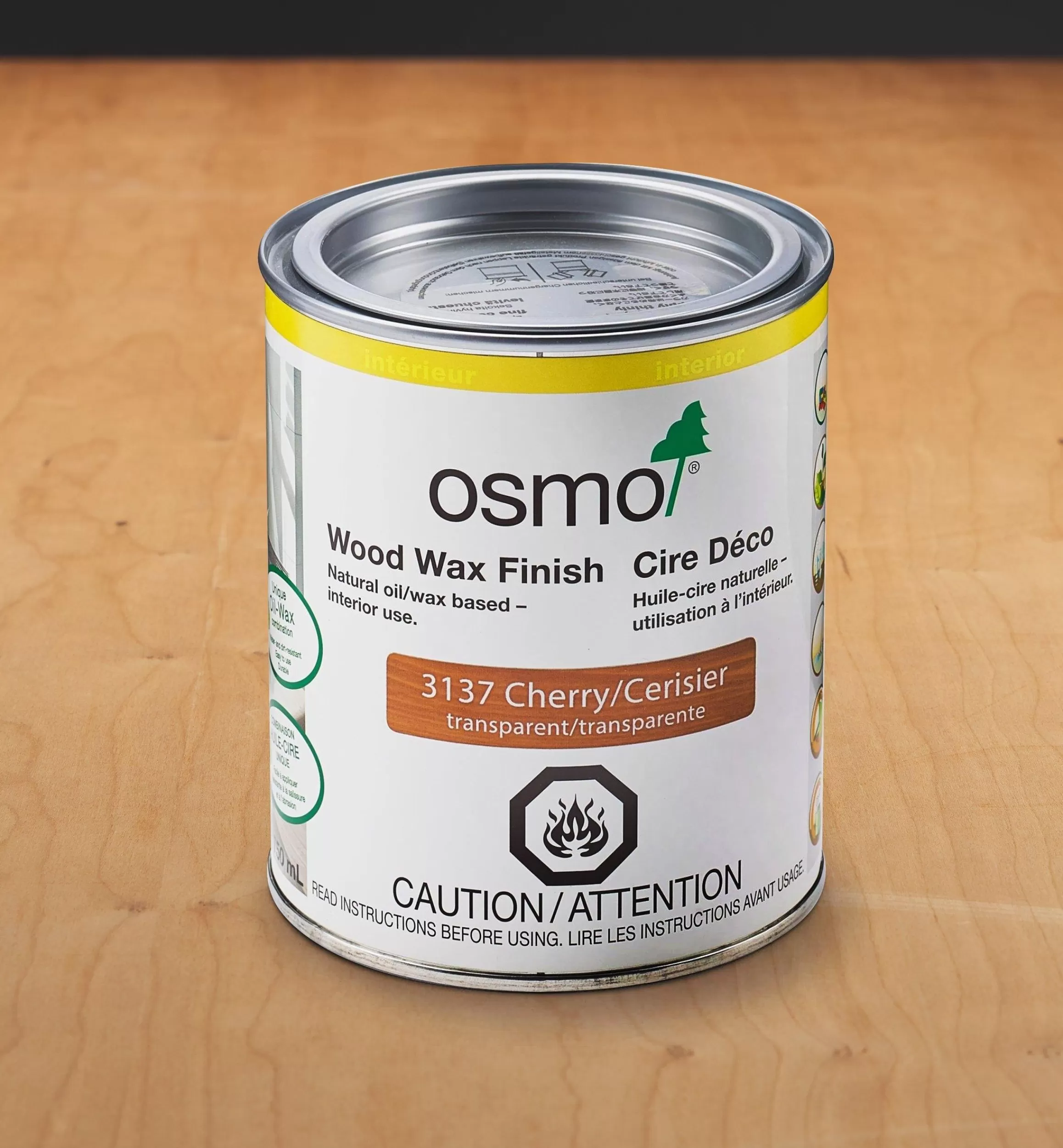 Lee Valley Osmo Cherry Wood Wax Finish