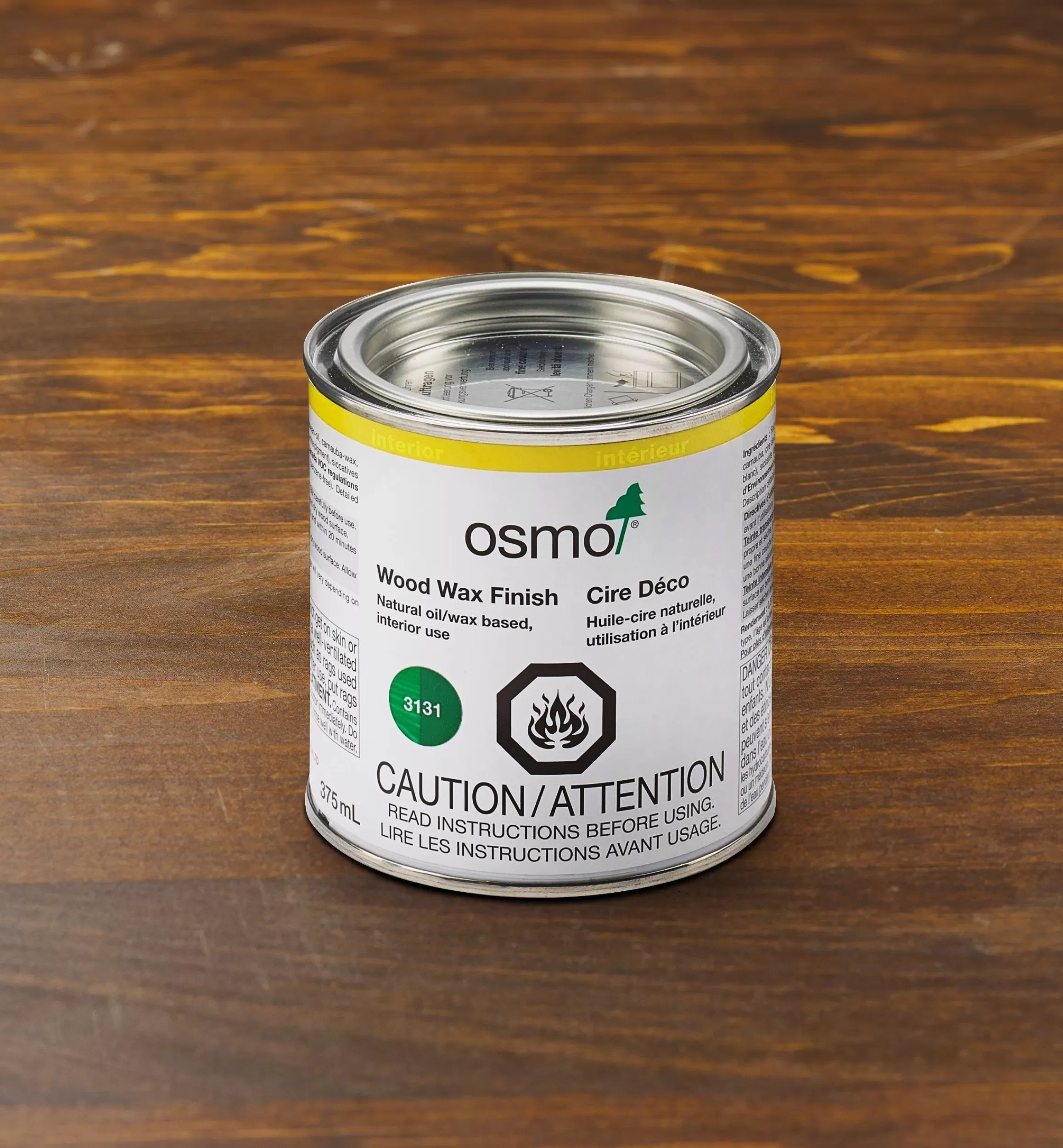 Lee Valley Osmo Green Wood Wax Intensive Finish