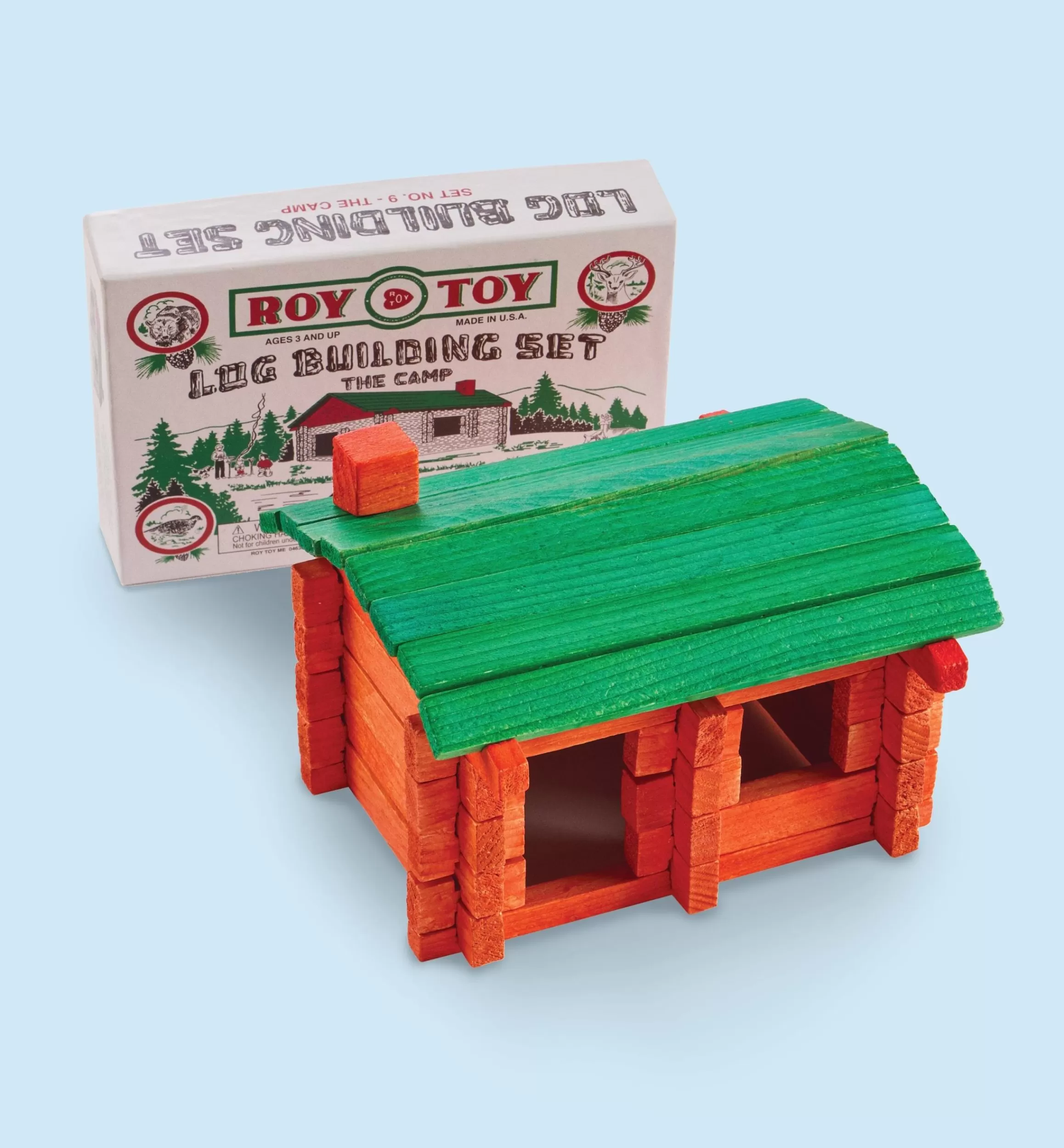 Lee Valley 37-Pc. Log Building Set