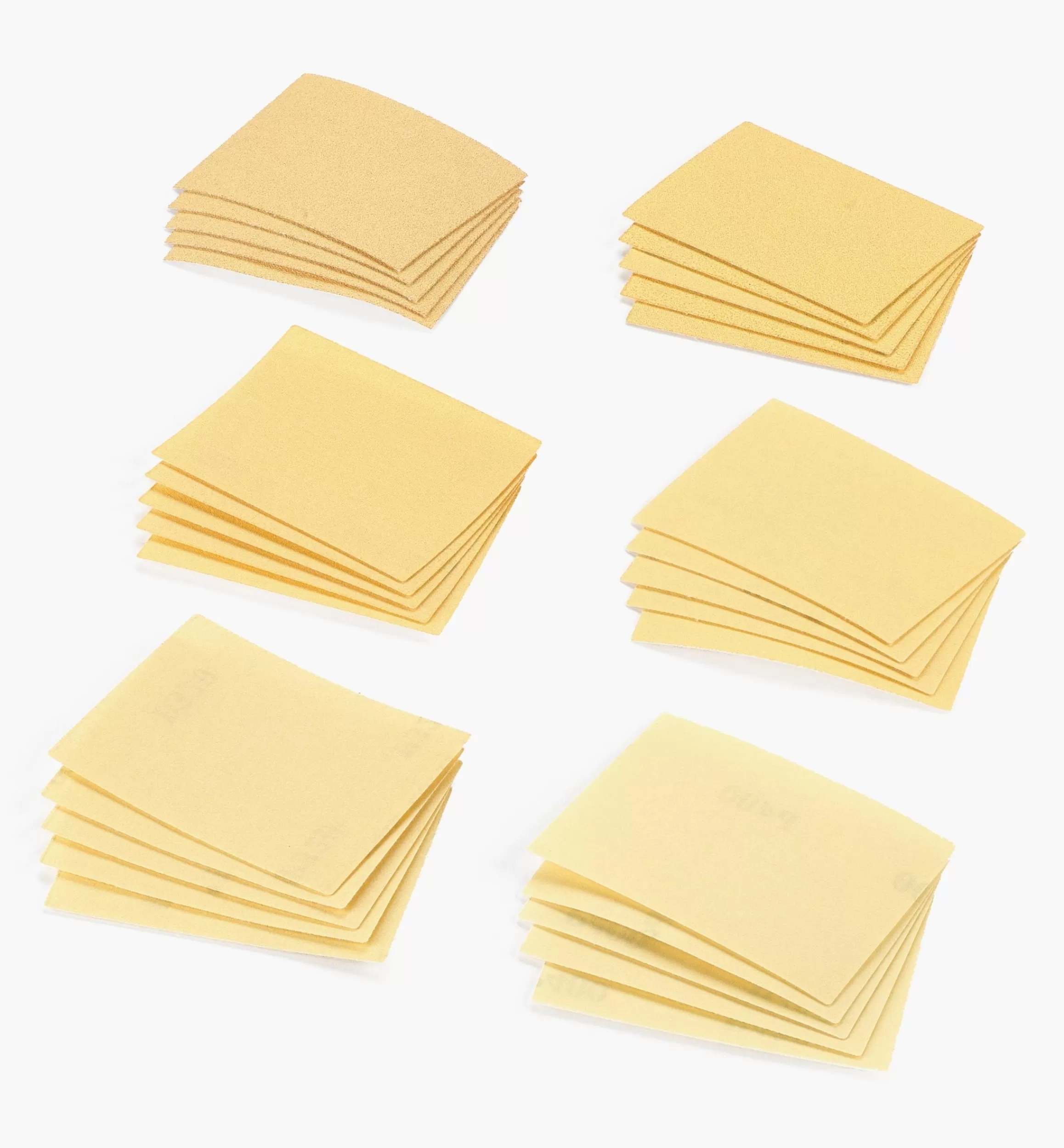 Lee Valley 30-Pc. Sample Pack Of Mirka Gold 3" × 4" Grip Sheets