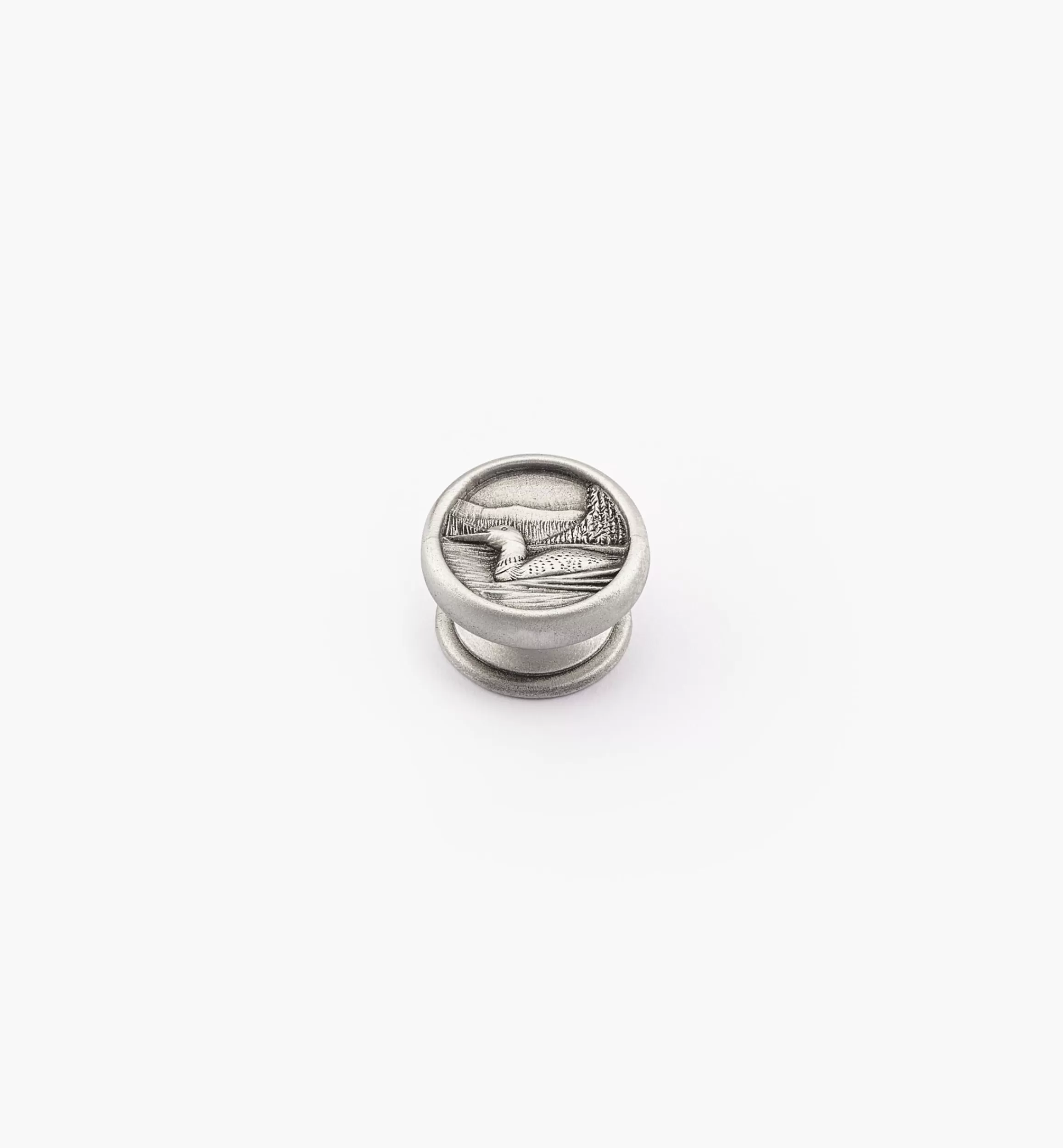 Lee Valley Pewter Loon Knob
