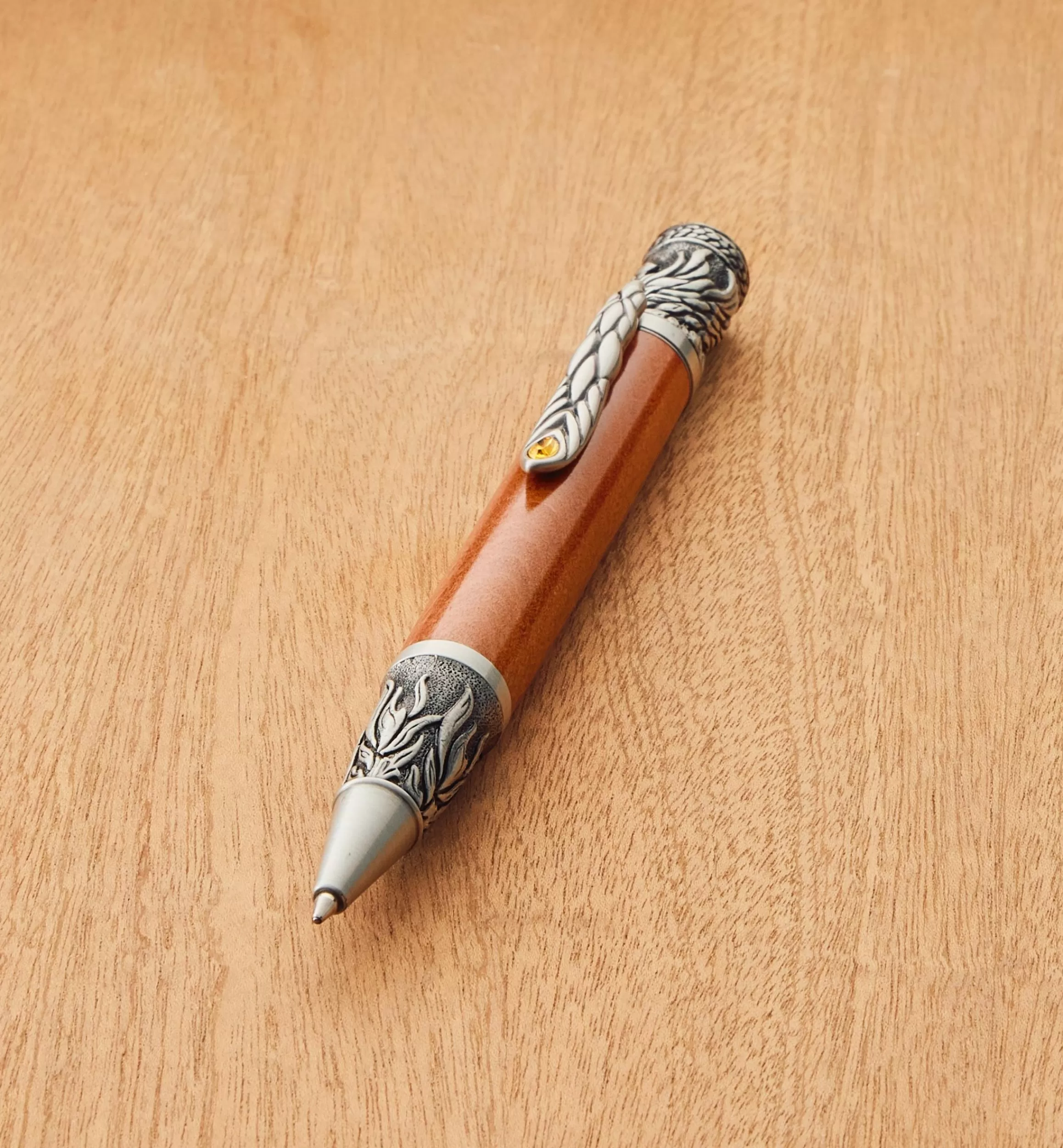 Lee Valley Phoenix Rising Ballpoint Twist Pen Hardware