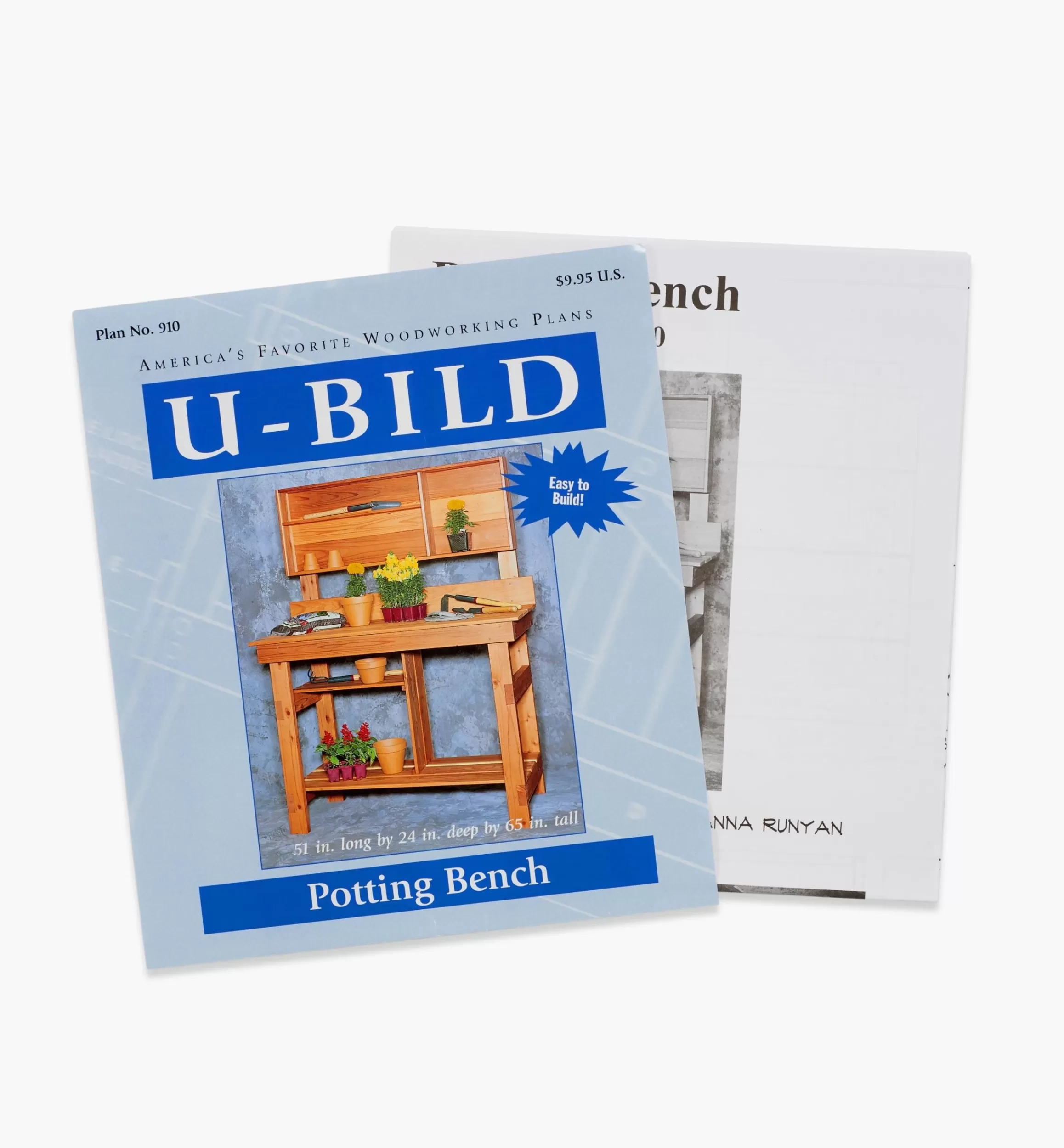 Lee Valley Potting Bench Plan