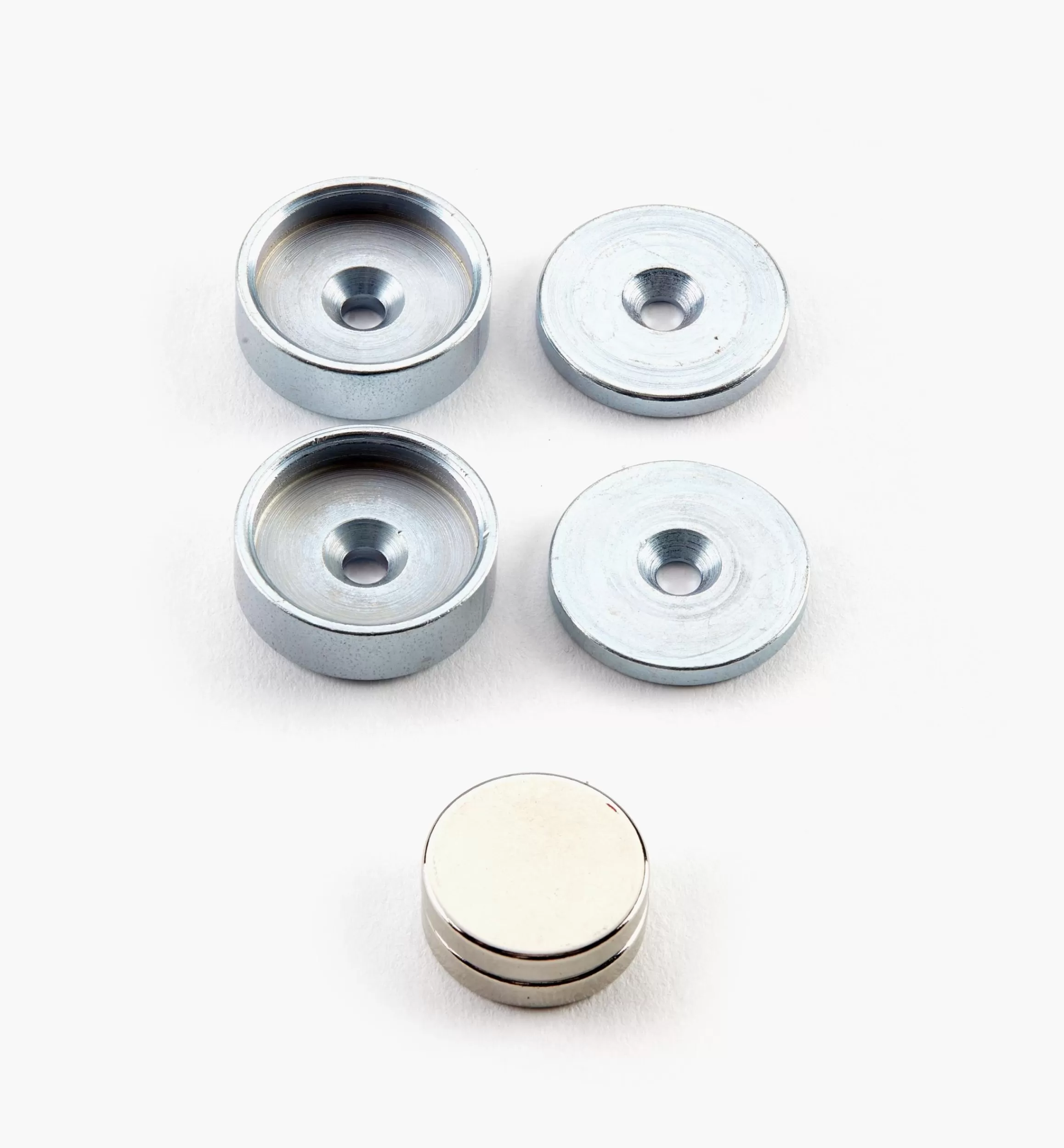 Lee Valley Rare-Earth Magnet, Cup & Washer Sets