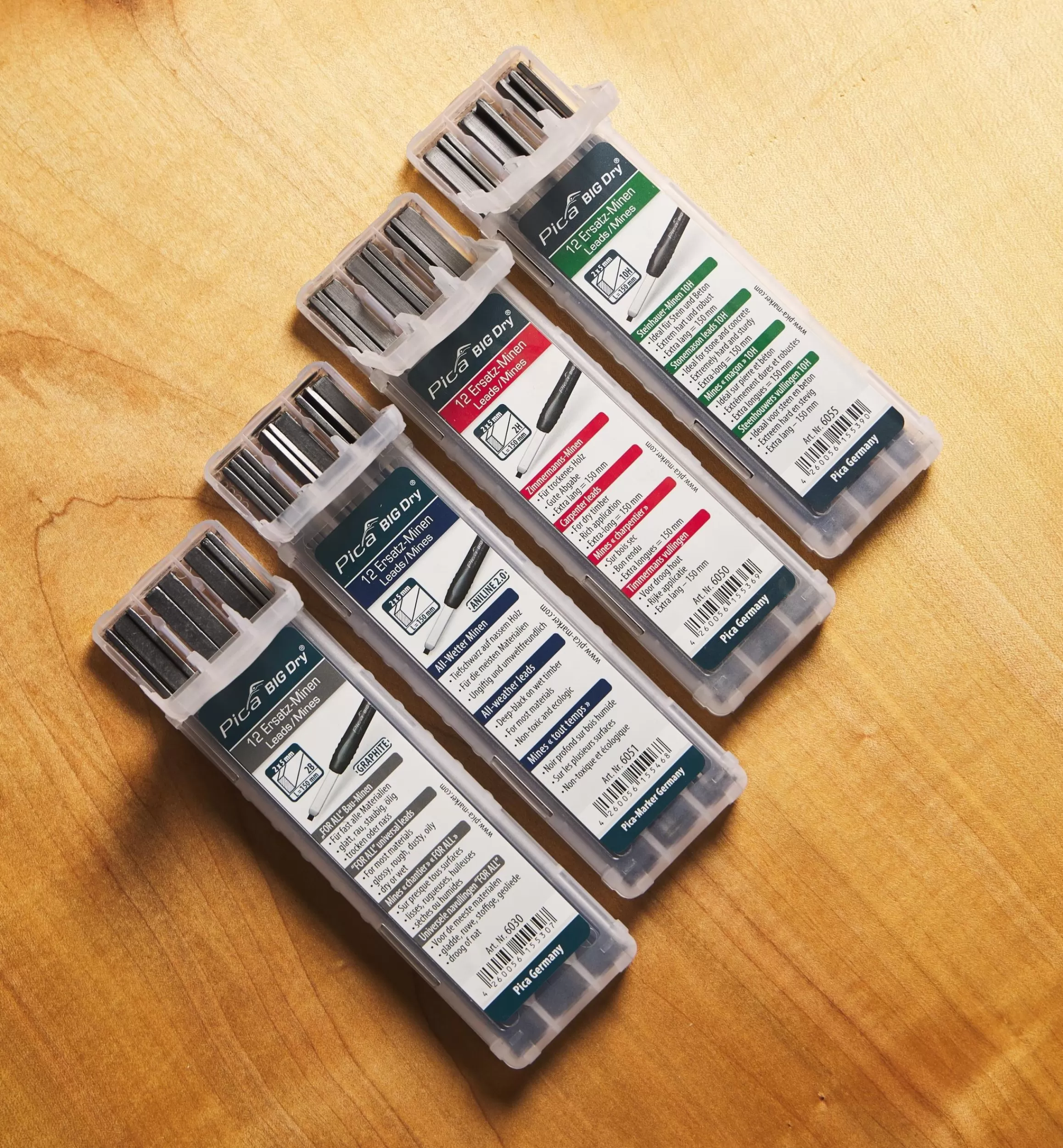 Lee Valley Replacement Leads For Pica Big Dry Carpenter's Mechanical Pencil
