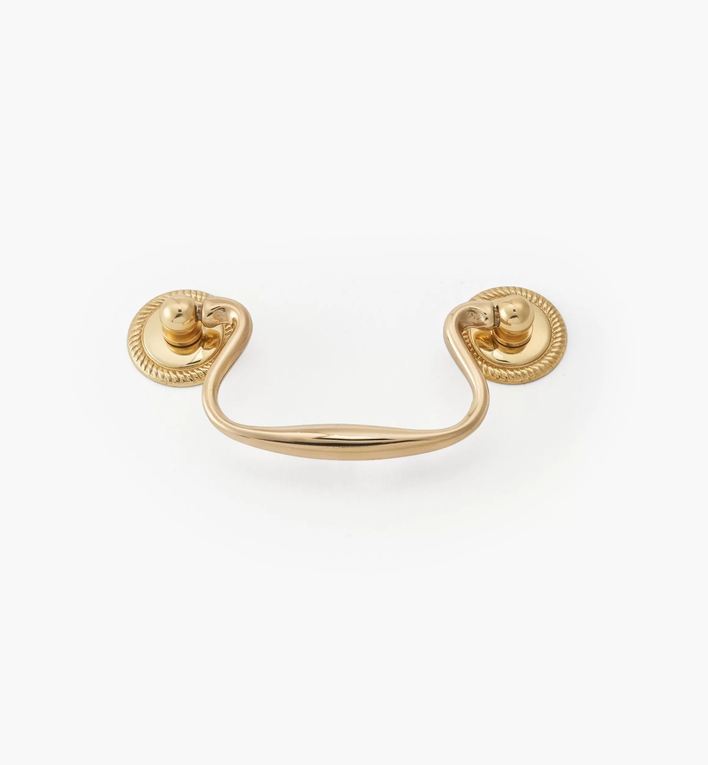 Lee Valley Rope-Edge Rosette Cabinet Handle