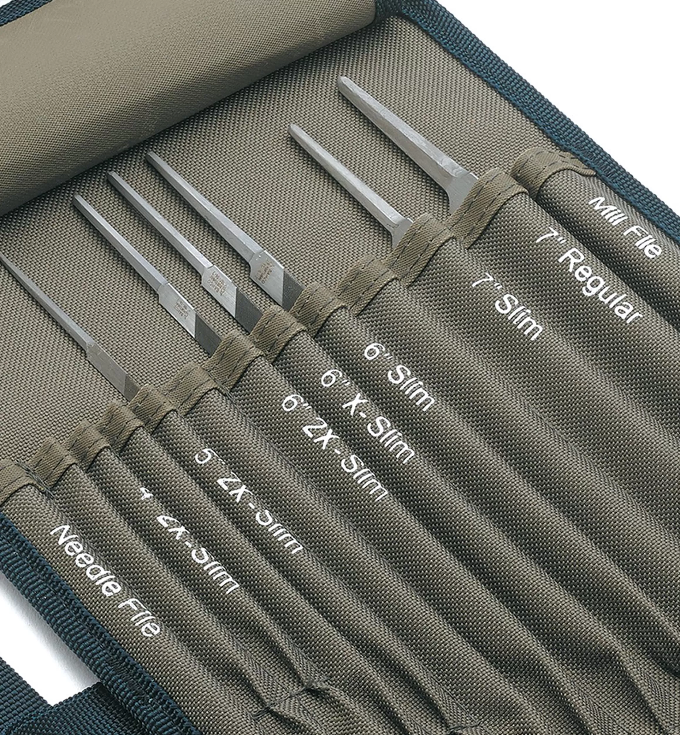 Lee Valley Set Of 6 Bahco Saw-Sharpening Files & Roll