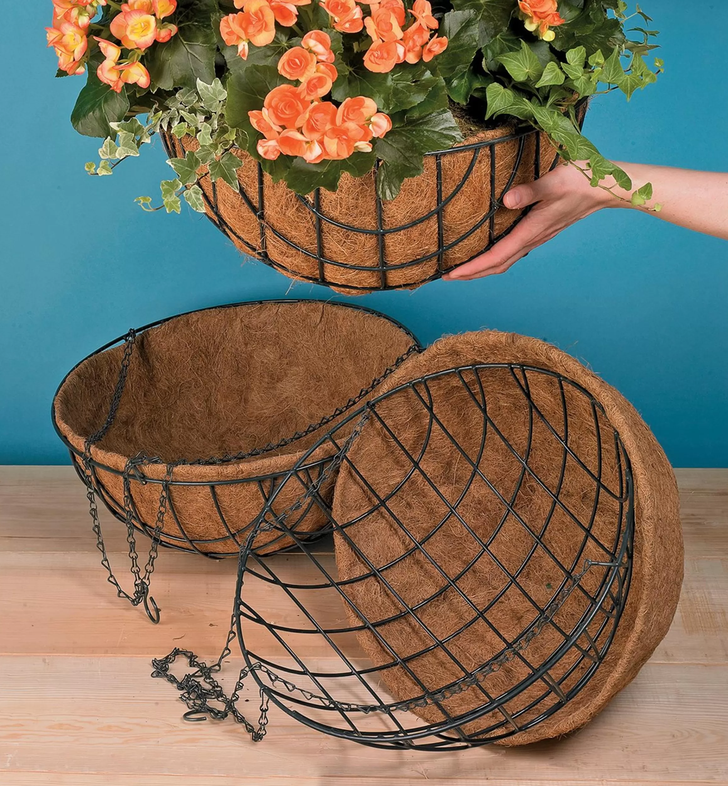 Lee Valley Set Of 3 Hanging Baskets