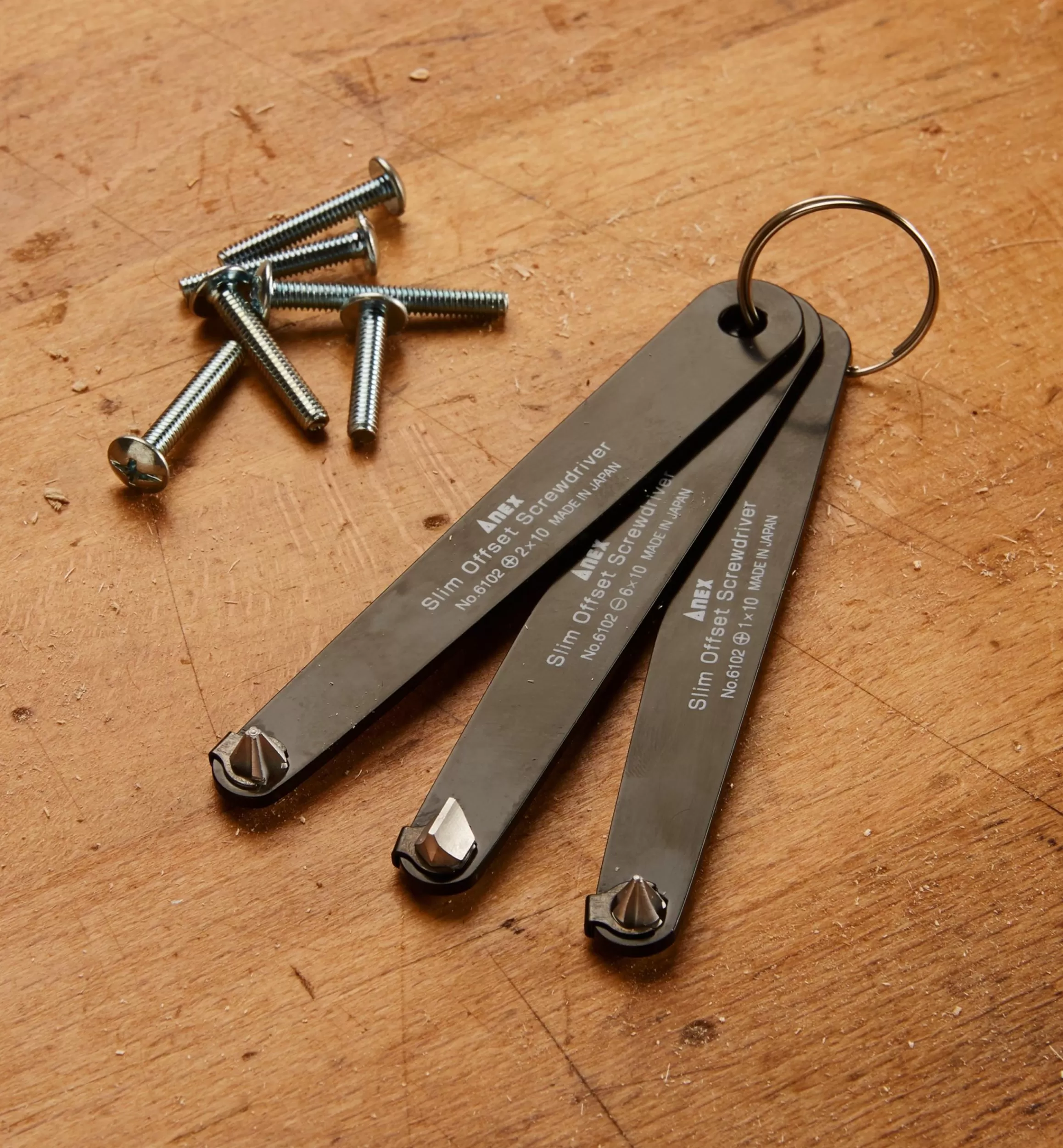 Lee Valley Set Of 3 Ultra-Slim Screwdrivers